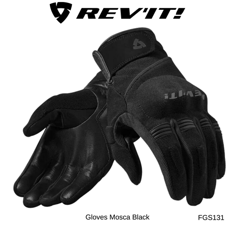 Revit Gloves Mosca Black