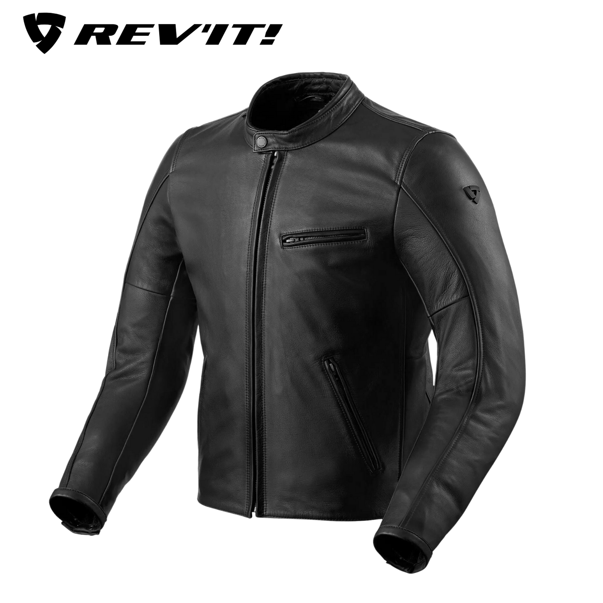 Jacket Rino Black Deri Motosiklet Montu