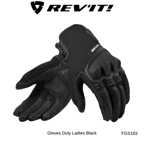 Revit Gloves Duty Ladies Black
