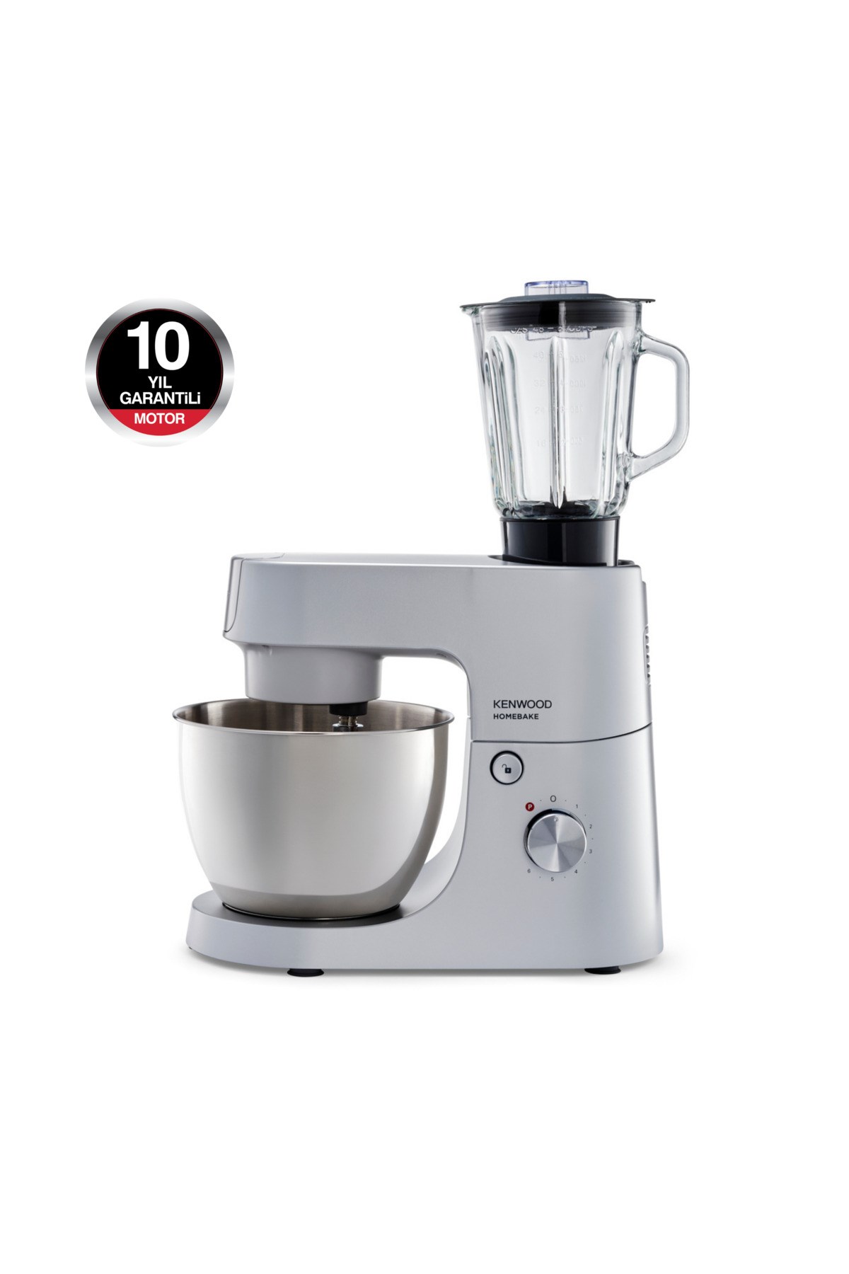 Homebake Plus Mutfak Şefi 1400W 5 Lt Stand Mikser KHH01.120SI