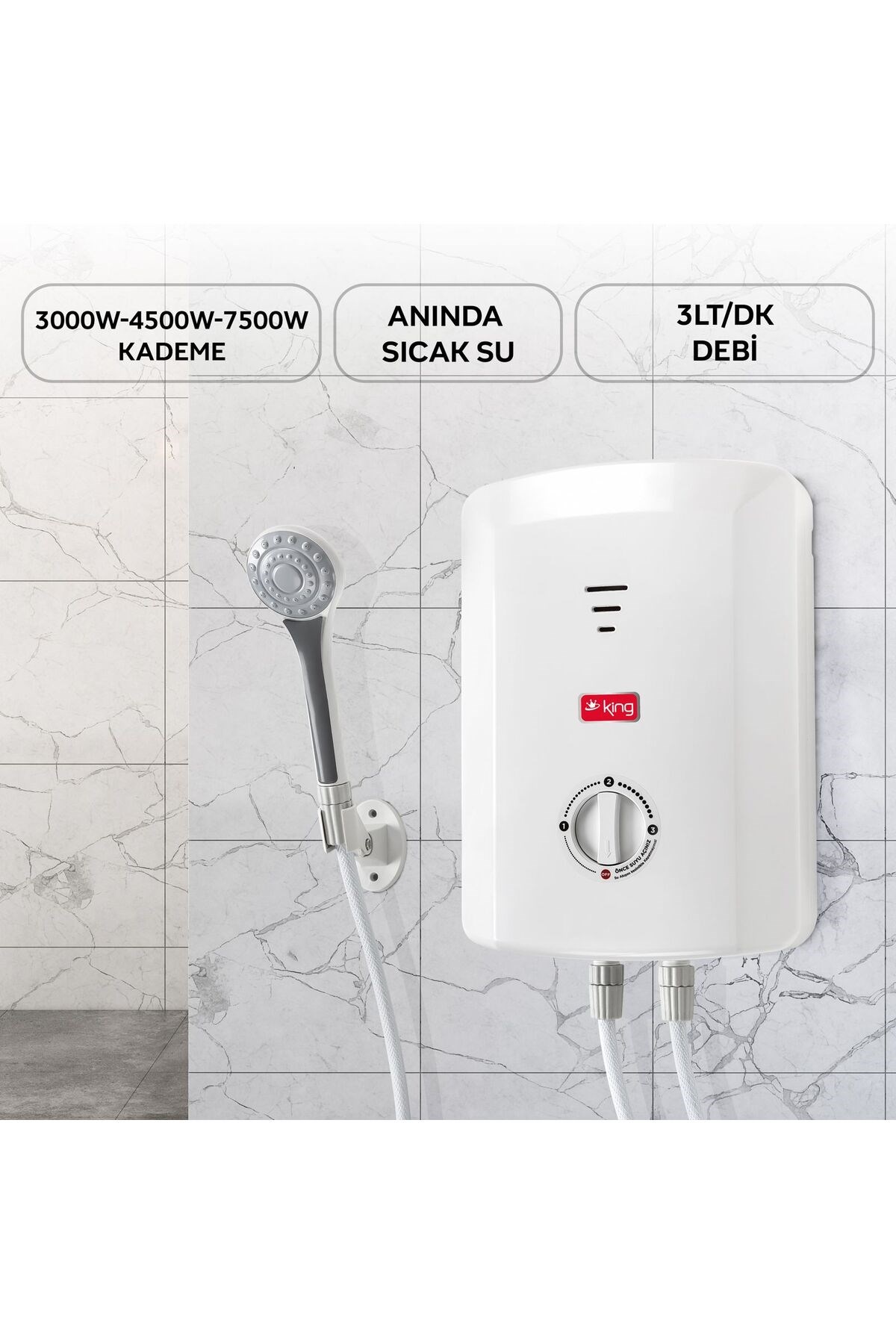 K 7008 Ekvator Ani Su Isıtıcı Şofben 4 Yıl Garantili