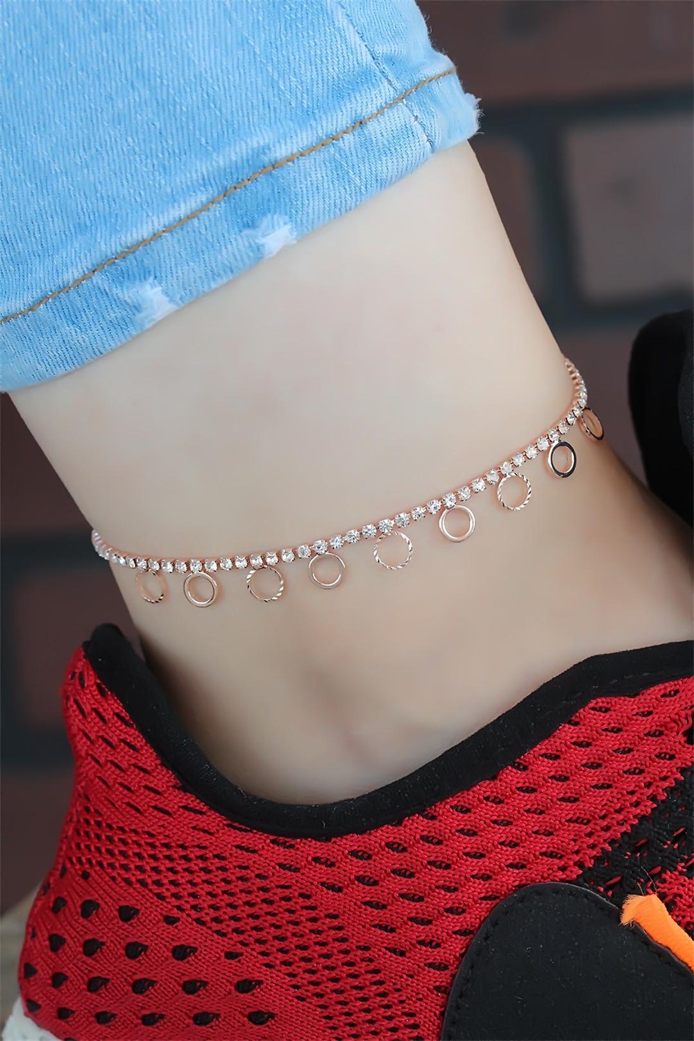  Zirkon Taşlı Rose Renk Halkalı Hal Hal