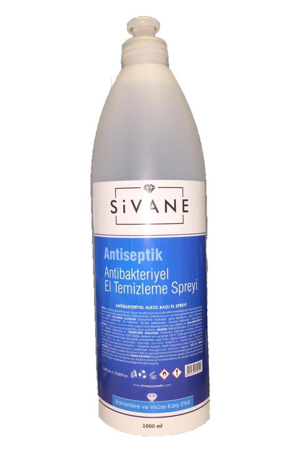 Sivane Antibakteriyel El Temizleme Spreyi 1000 ml