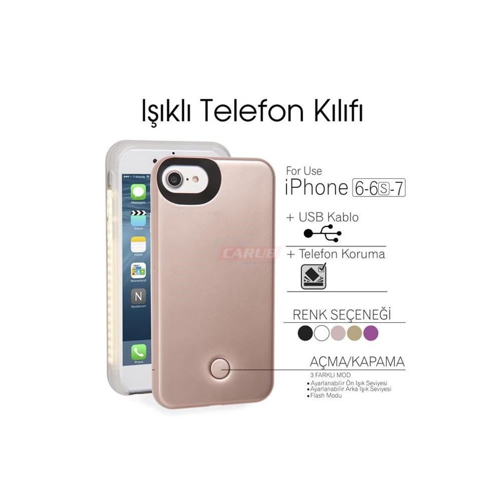 Telefon Kab Selfie Tek Ledli Iphone 6-6S PLS