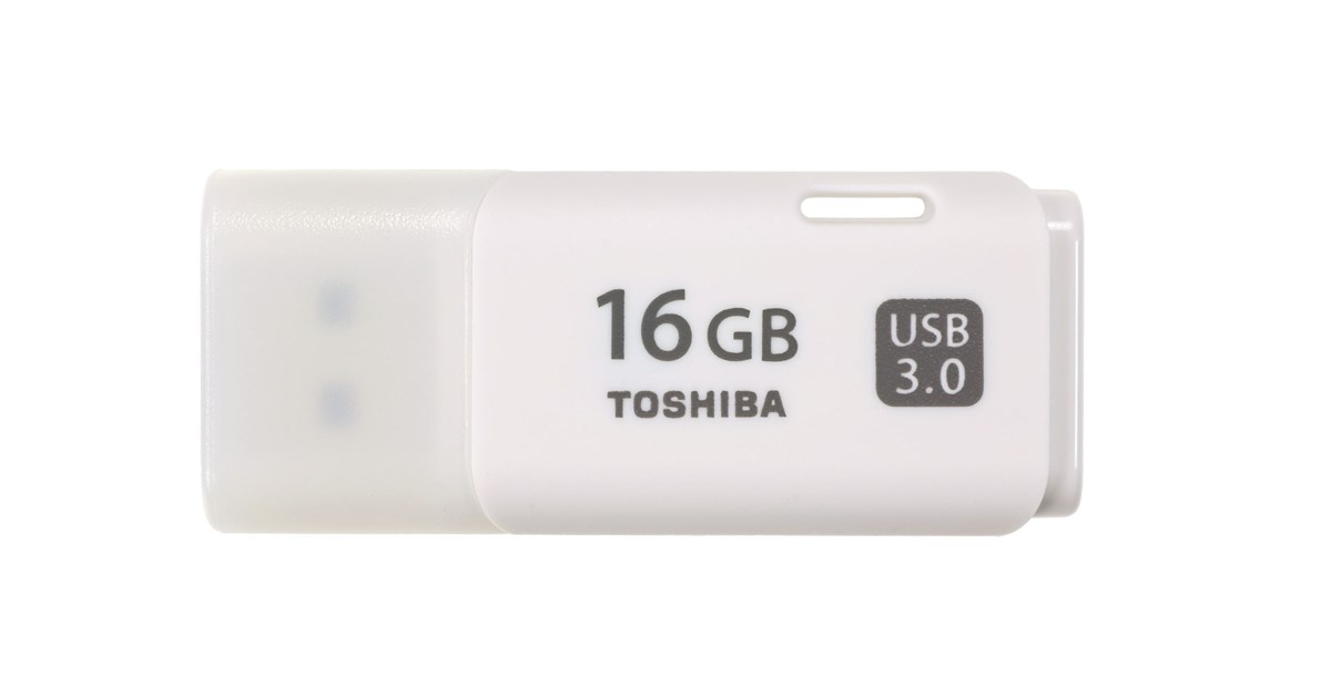 TOSHIBA 16GB Hayabusa USB3.0 Beyaz USB Bellek THN-U301W0160E4