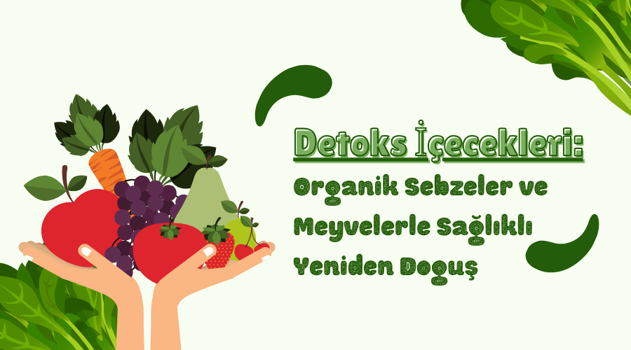 Detoks İçecekleri: Organik Sebzeler ve Meyvelerle Sağlıklı Yeniden Doğuş