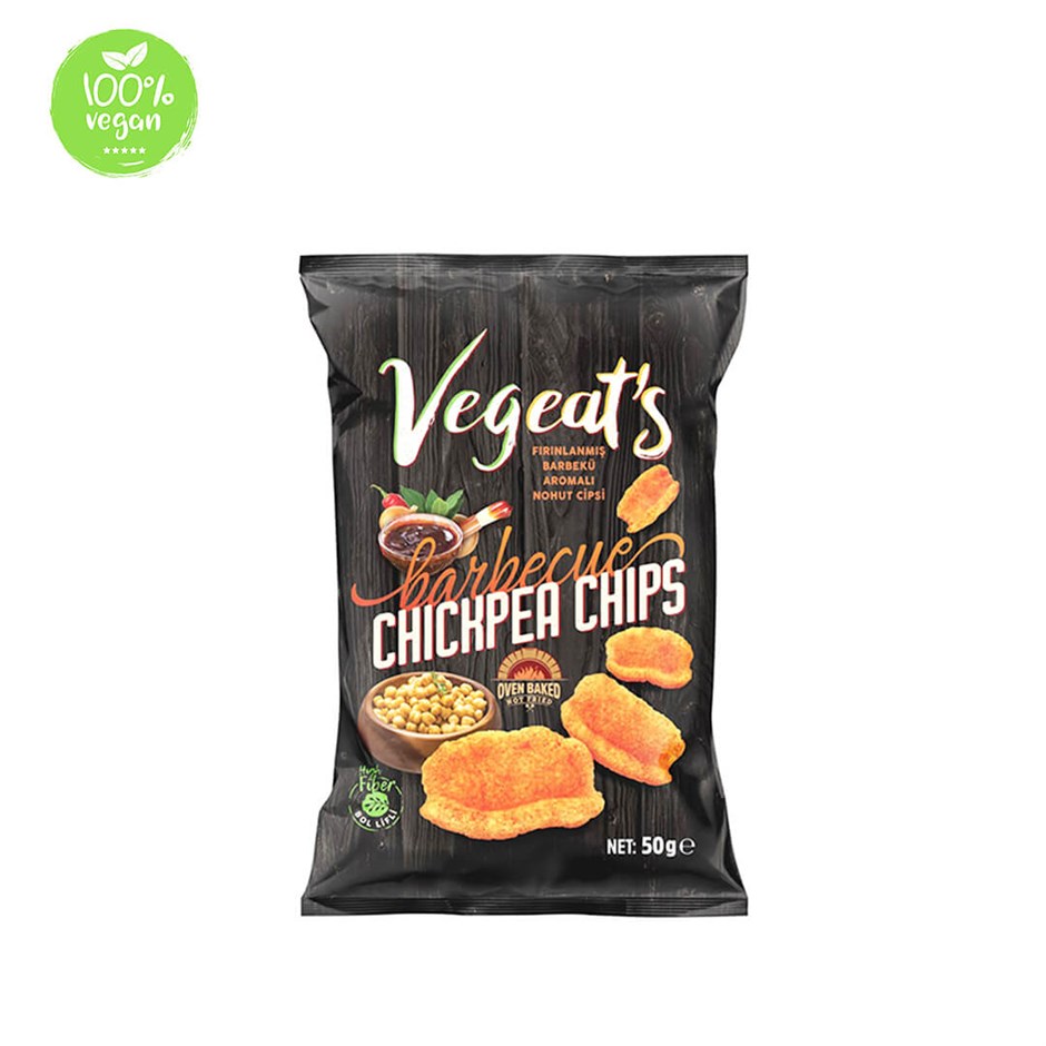 Fırınlanmış Barbekü Aromalı Nohut Cipsi 50 gr