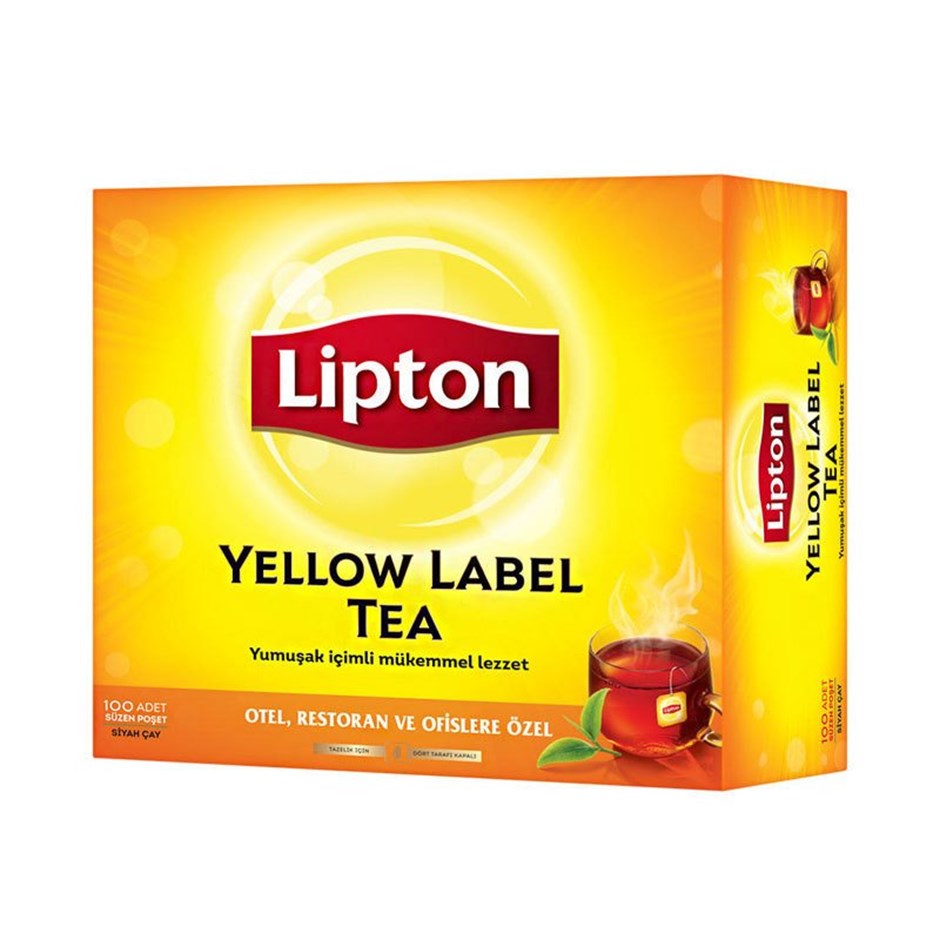 Lipton Yellow Label Poşet Siyah  Çay 200 Gr