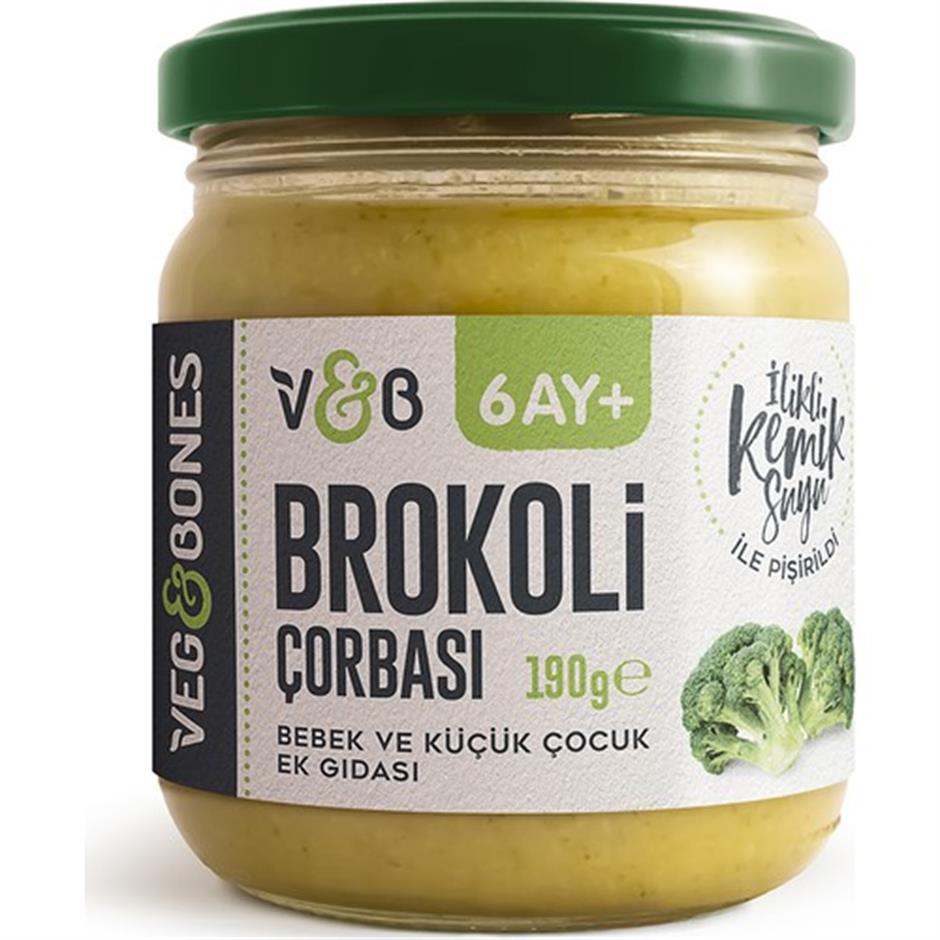 Veg& Bones Ek Gıda Brokoli Çorbası (190 gr)