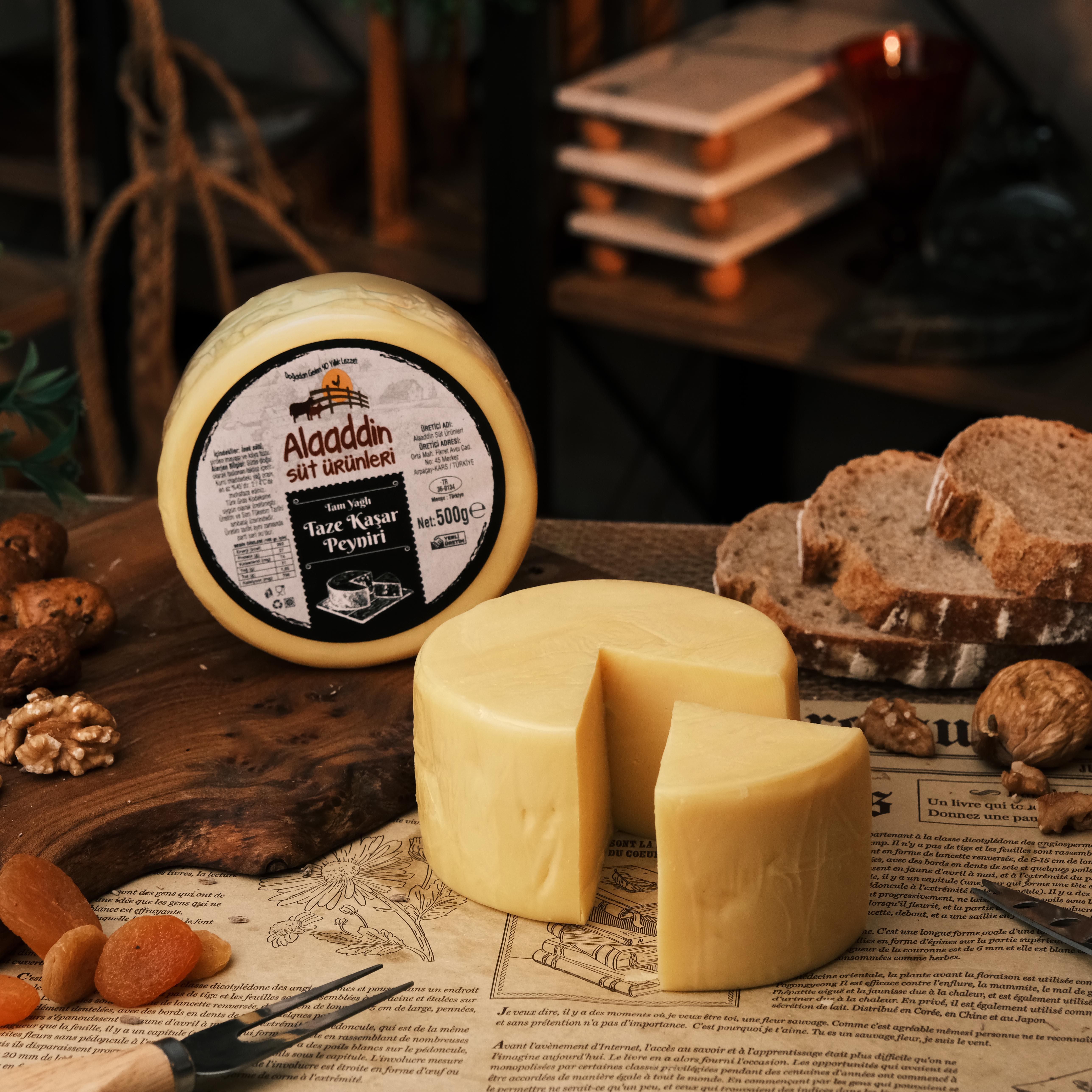 Tam Yağlı Taze kaşar 500 Gr