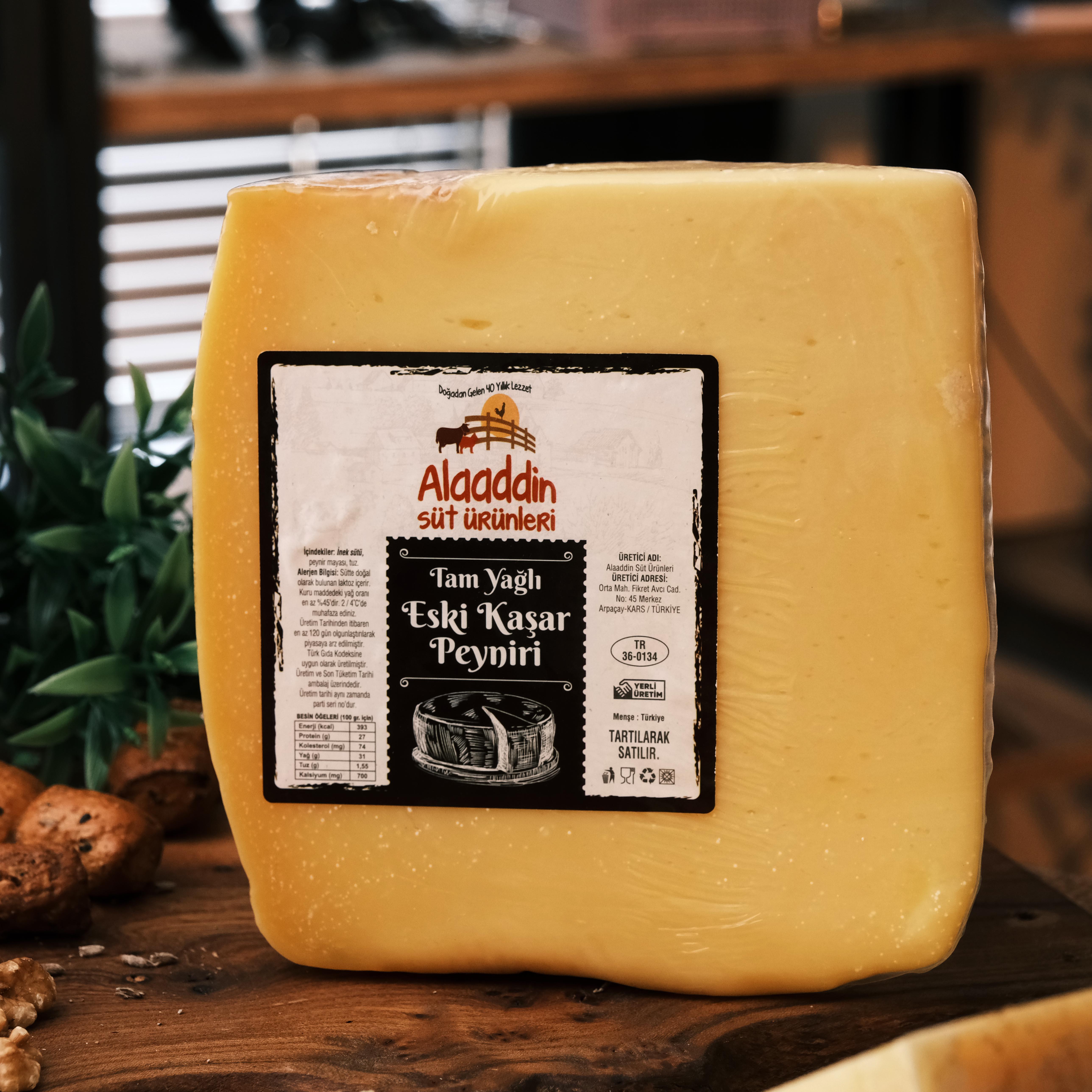 6 Ay Dinlendirilmiş Eski Kaşar 1 Kg