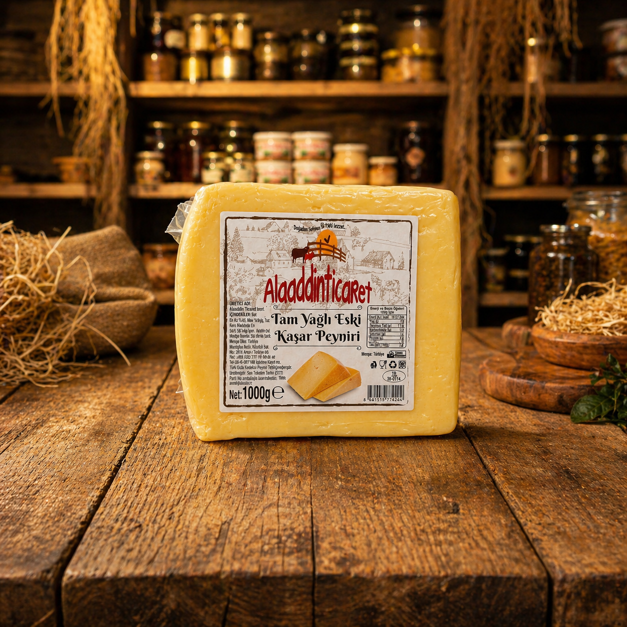 9 Ay Dinlendirilmiş Eski Kaşar 1 KG
