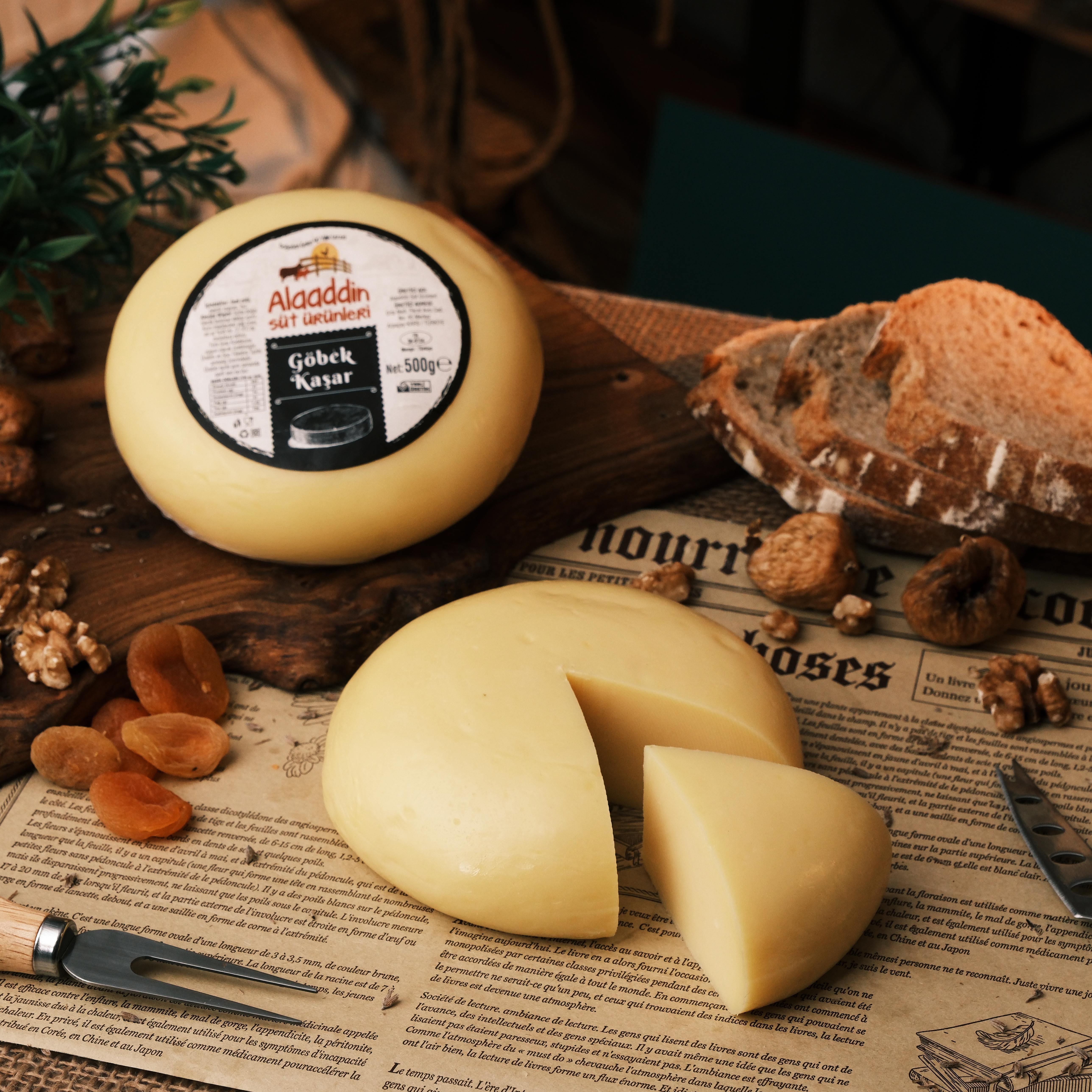 Tam Yağlı Göbek Kaşar 500 Gr