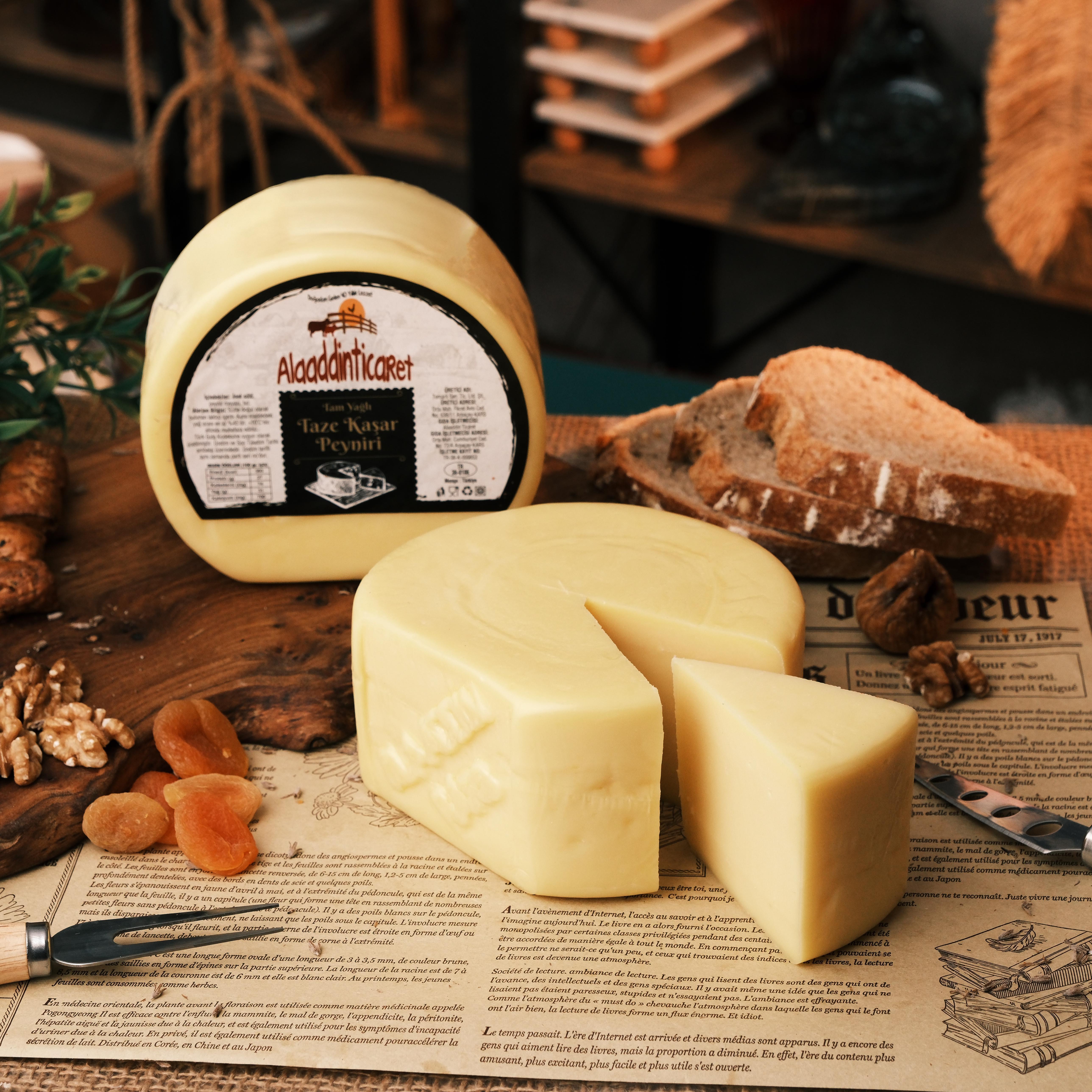 Tam Yağlı Taze Kaşar 1 Kg