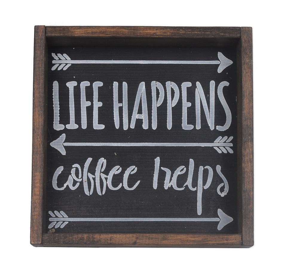 Life Happens Dekoratif Ahşap Tablo