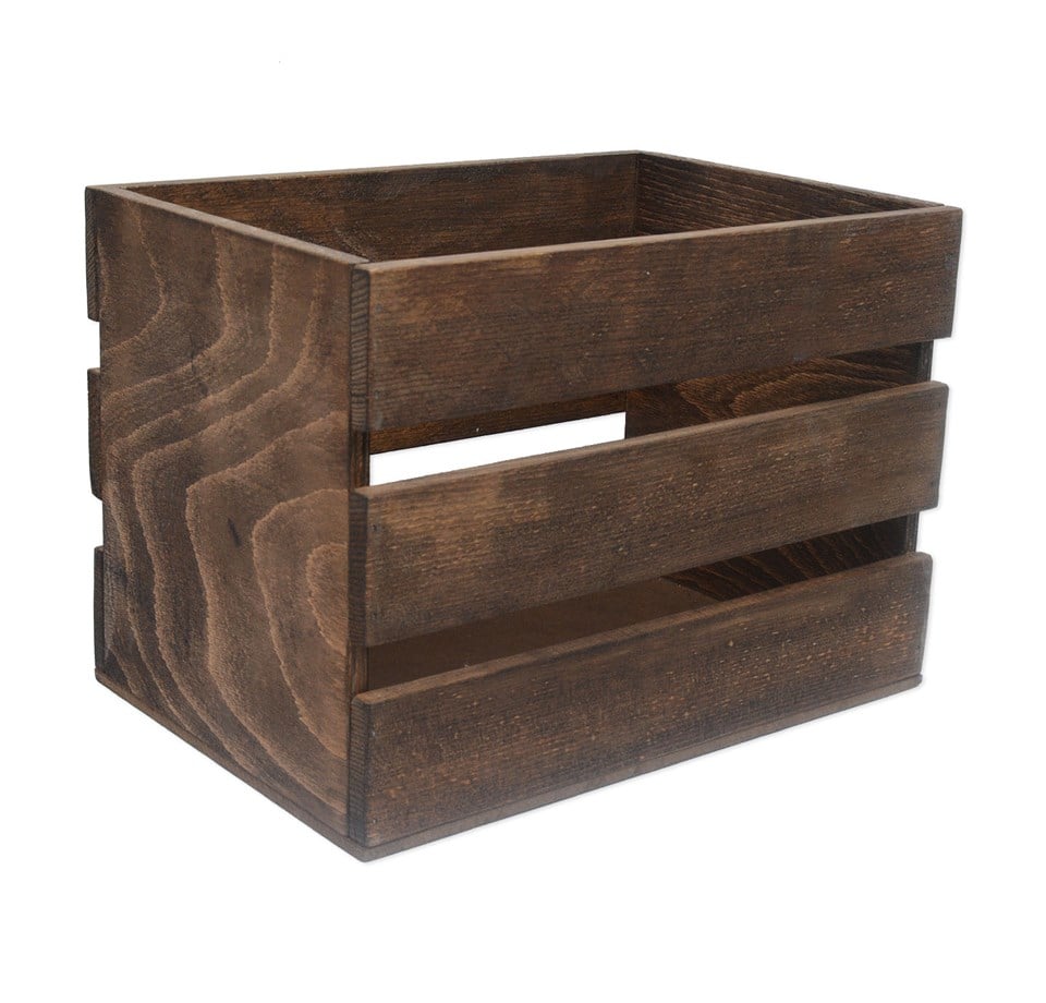 Eskitme Dekoratif Ahşap Kasa