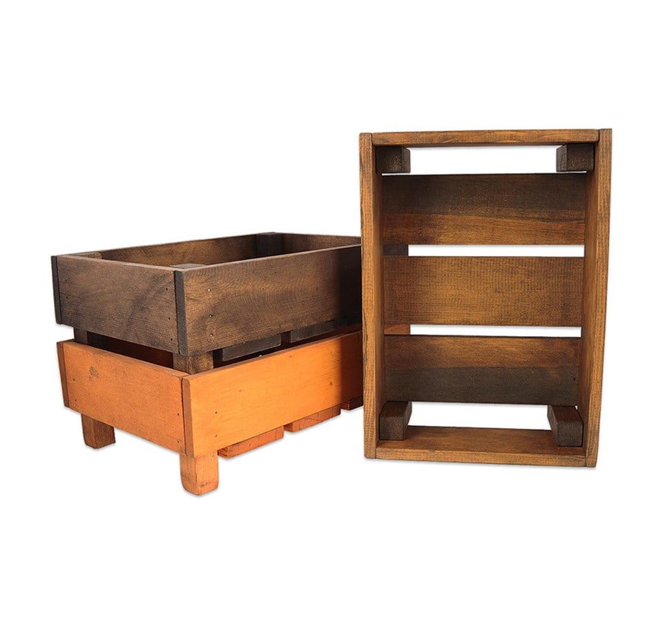 Aldo 3 Katlı Ahşap Dekoratif Kasa