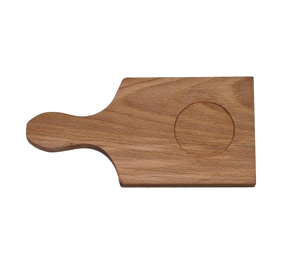 Saplı Ahşap Cafe İçecek Sunumu