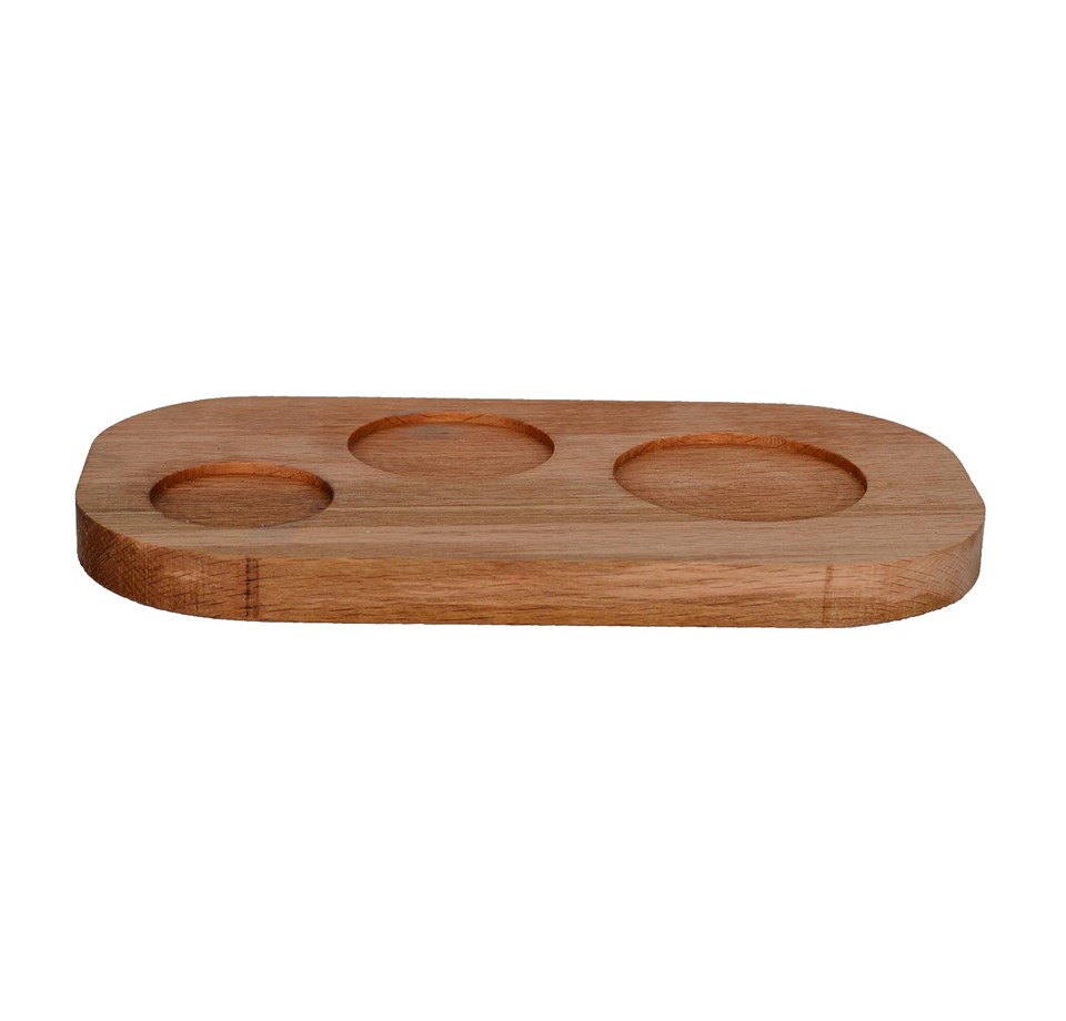 Ahşap İçecek ve Kahve Sunum Tabağı