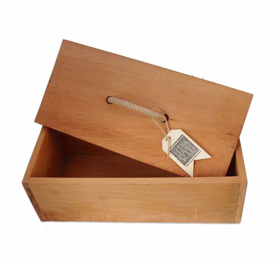 Gürgen Halatlı Ahşap Ekmek Kutusu