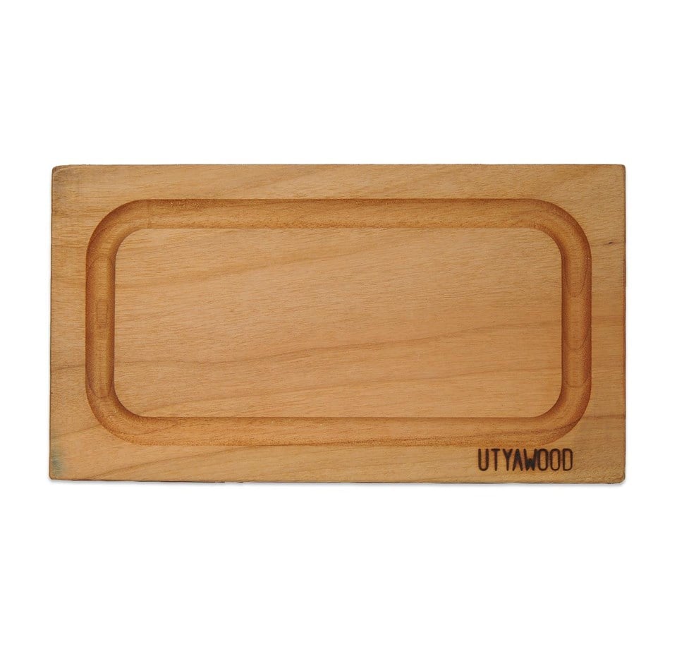 Kanallı Ahşap Peynir Sunum Tahtası