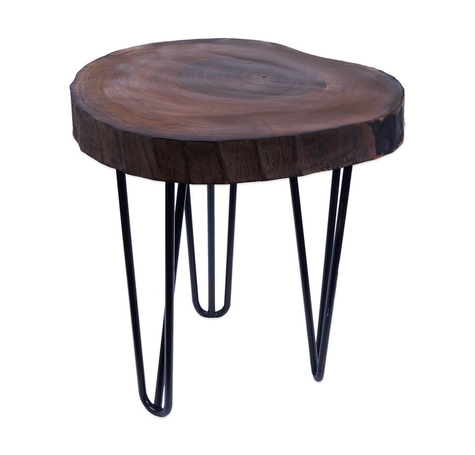 Masif Ceviz Yan Sehpa