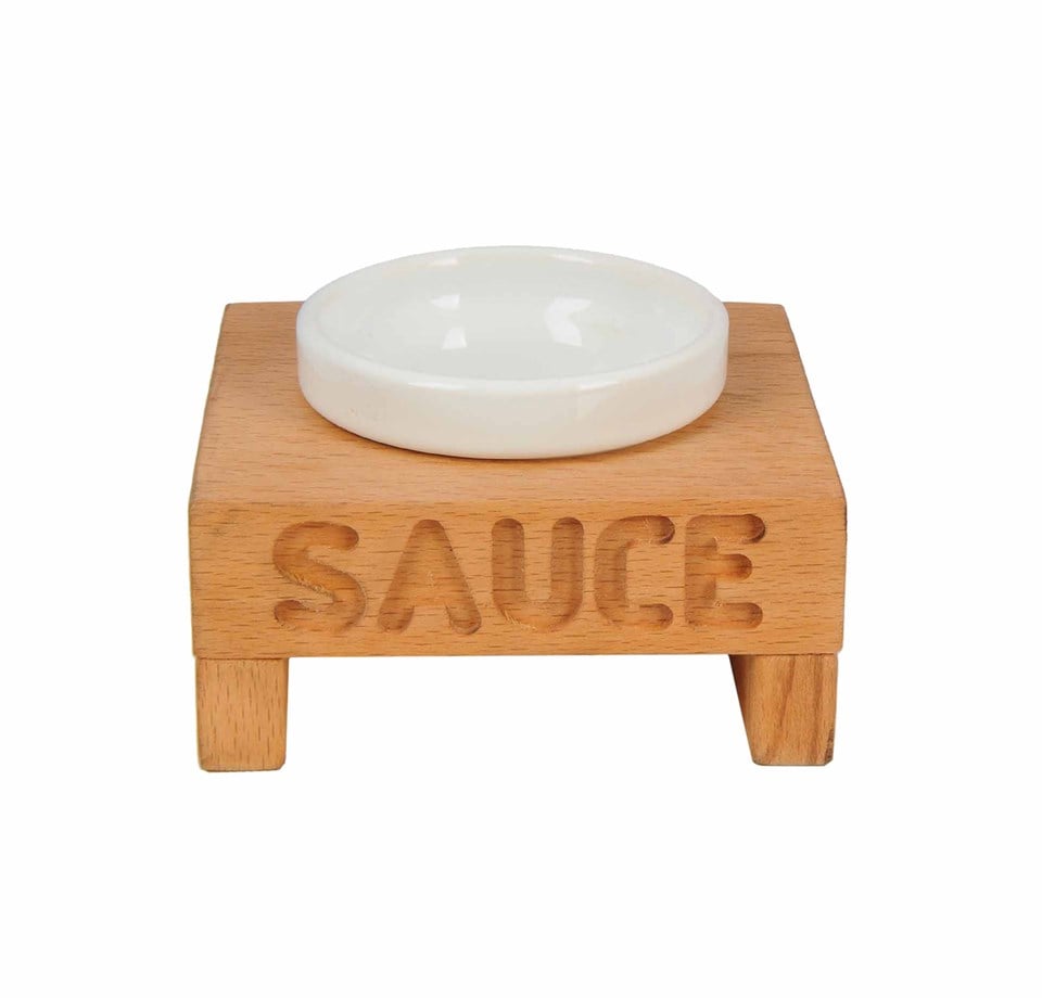 Sauce Kaseli Ahşap Sosluk
