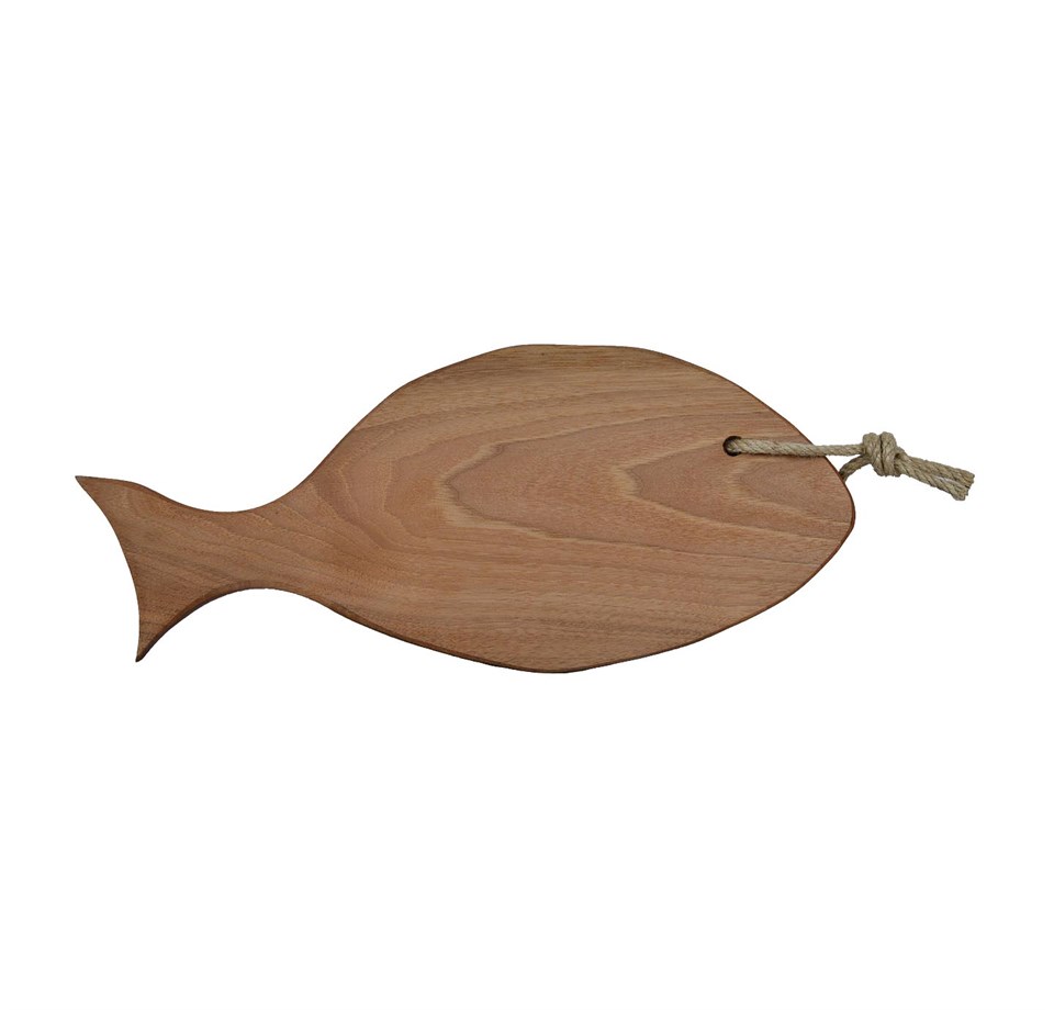 Fish Ahşap Balık Sunum Servis Tahtası