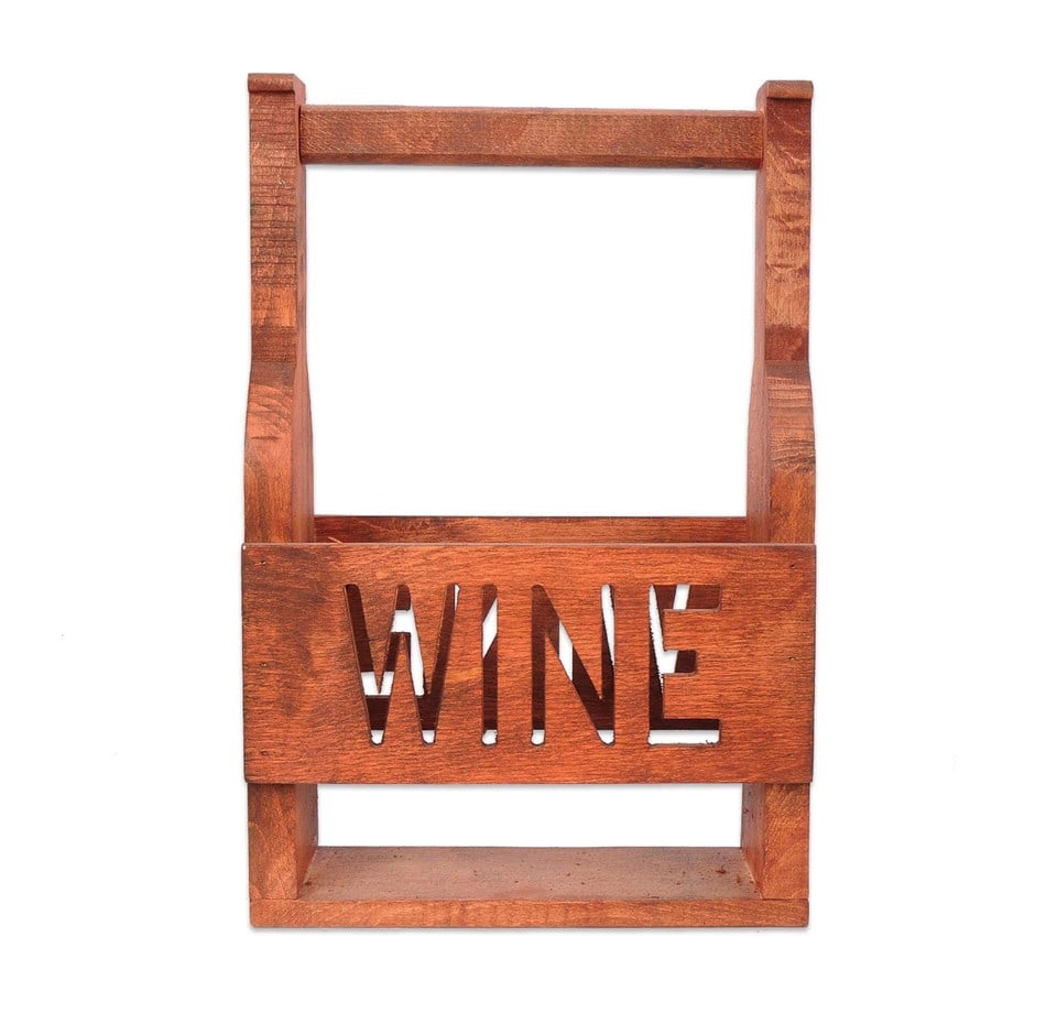 Wine Dekoratif Ahşap Şaraplık