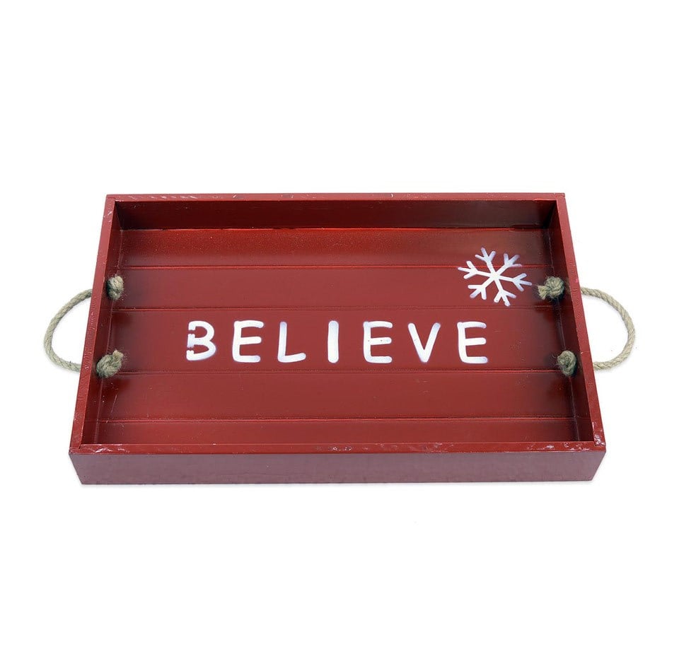 Believe Dekoratif Tepsi