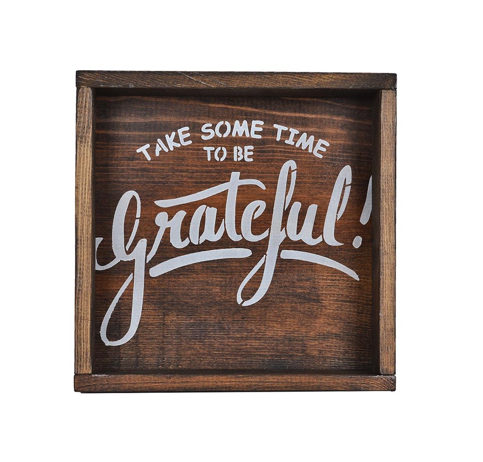 Grateful Ahşap Dekoratif Tablo