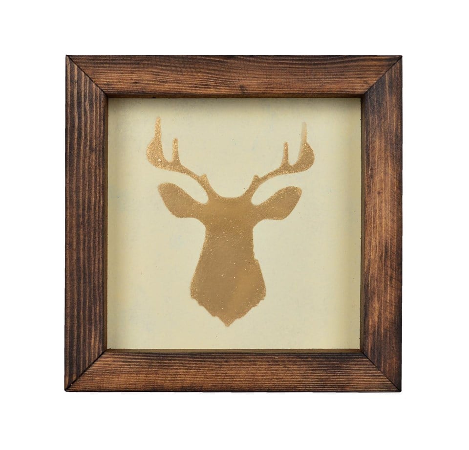 Geyik Baskılı Country Tablo