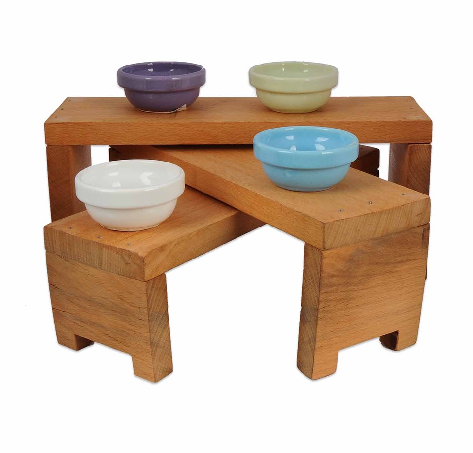 Nil Dekoratif Ahşap Sos Standı 