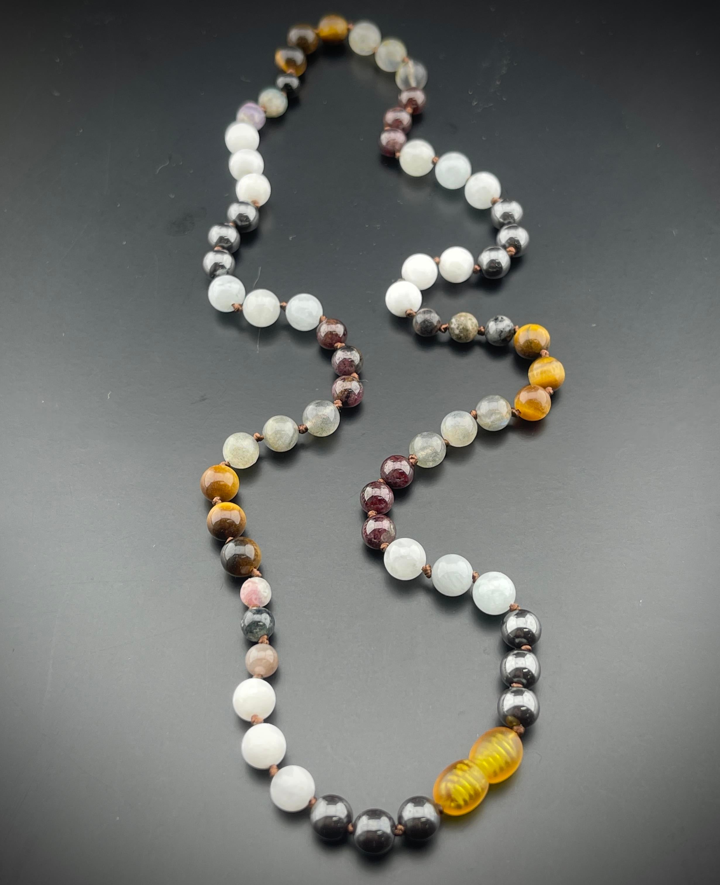 Akrep Burcu Doğal Taş Kolye