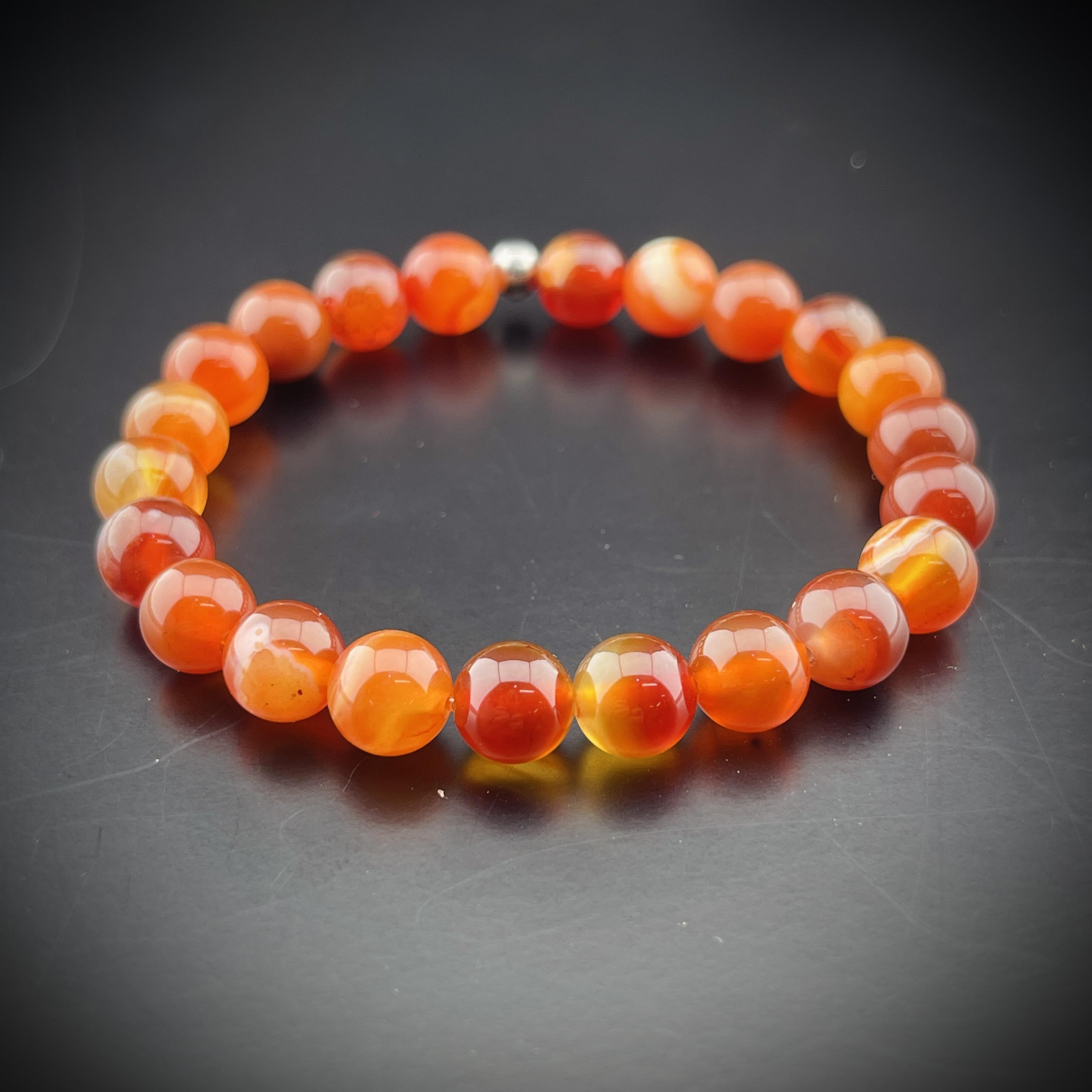 Karnelyan Akik Bileklik