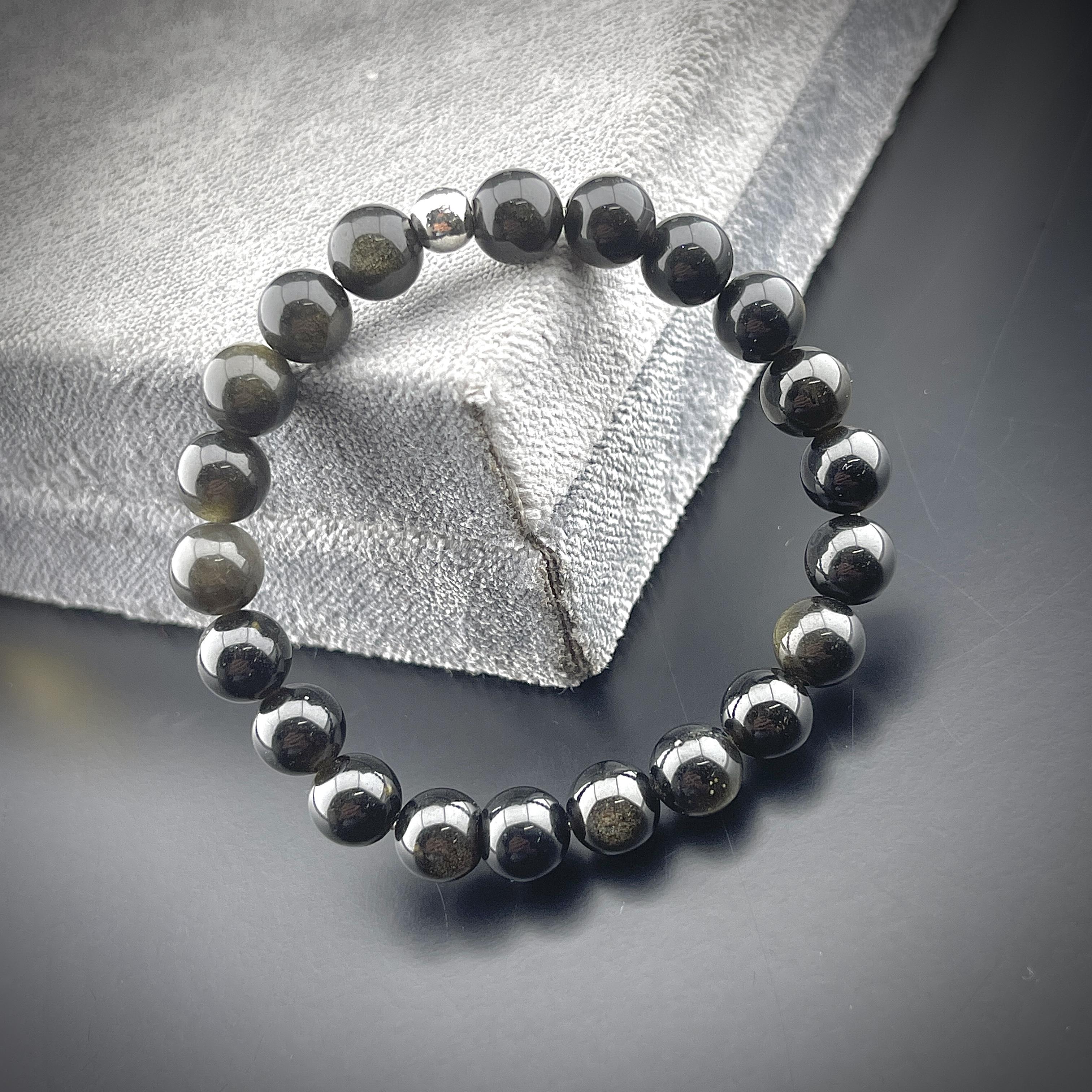 Obsidyen Doğal Taş Bileklik