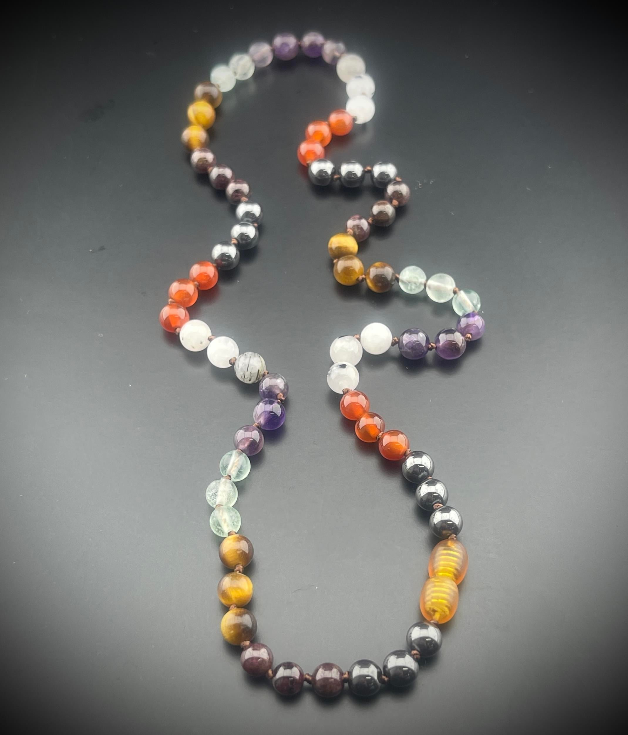 Oğlak Burcu Doğal Taş Kolye