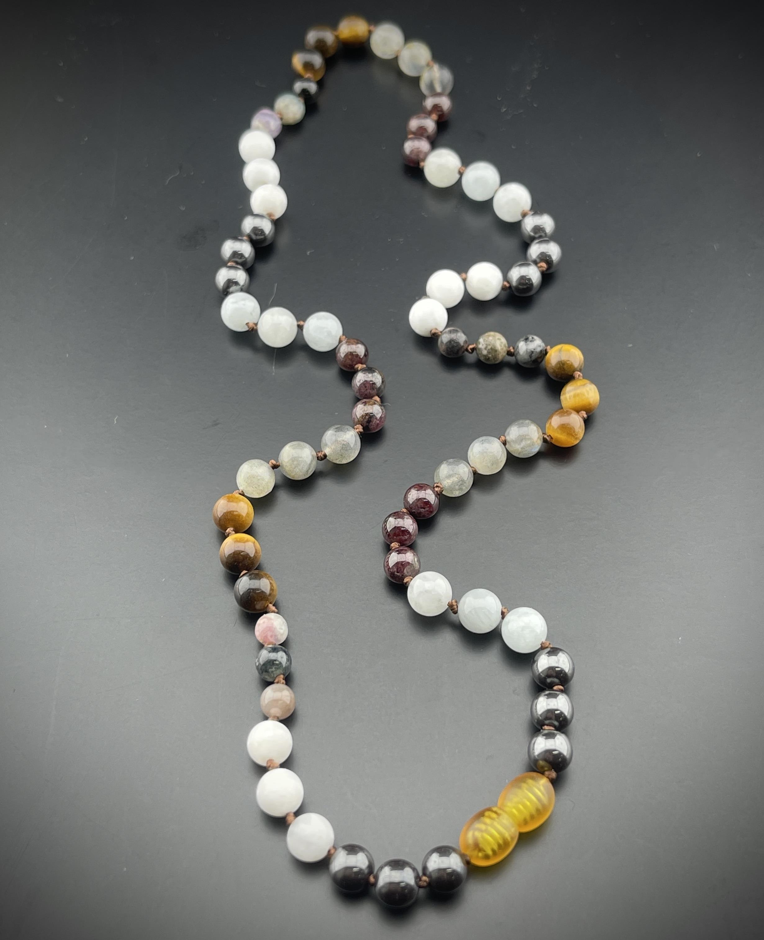 Akrep Burcu Doğal Taş Kolye