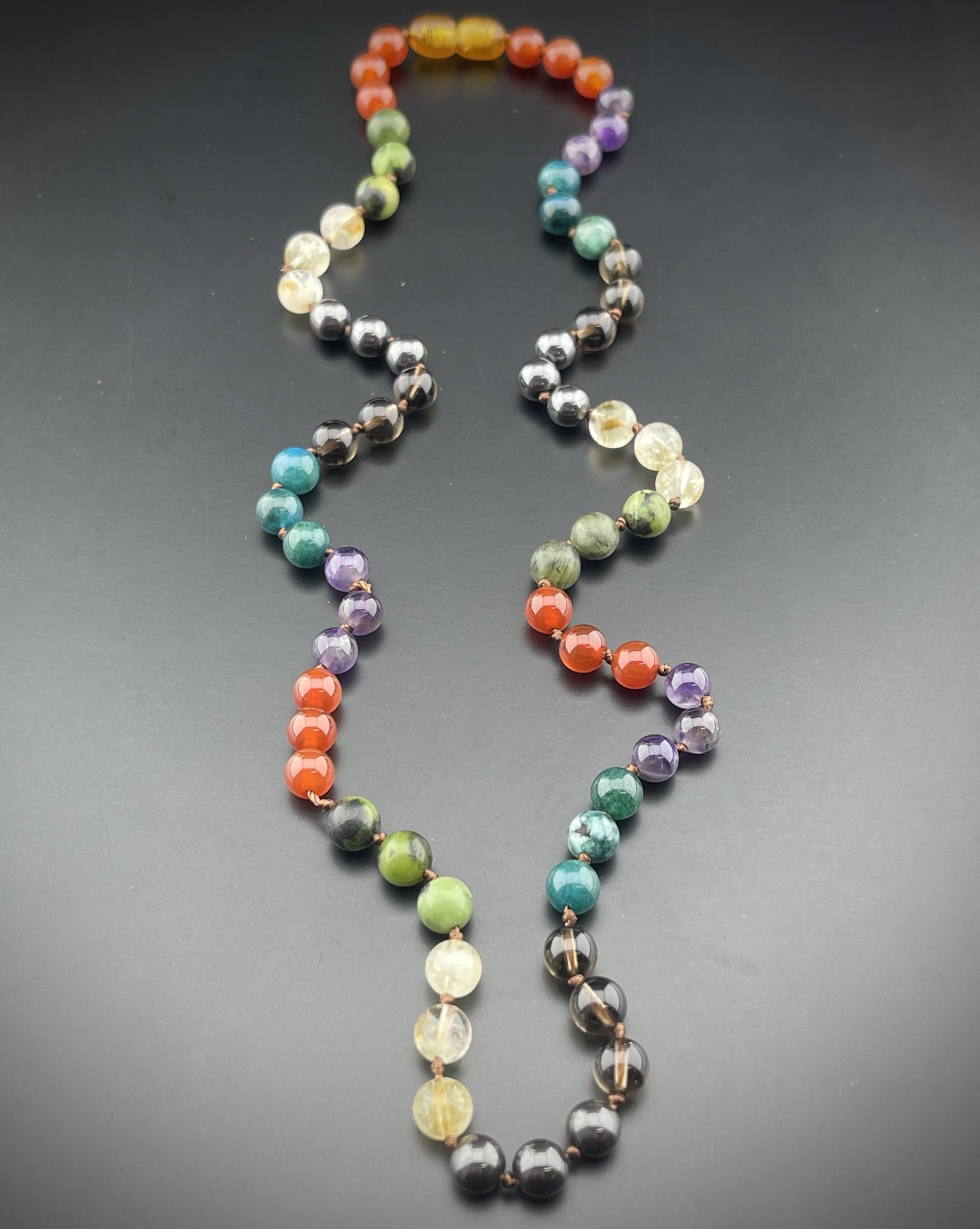 Başak Burcu Doğal Taş Kolye