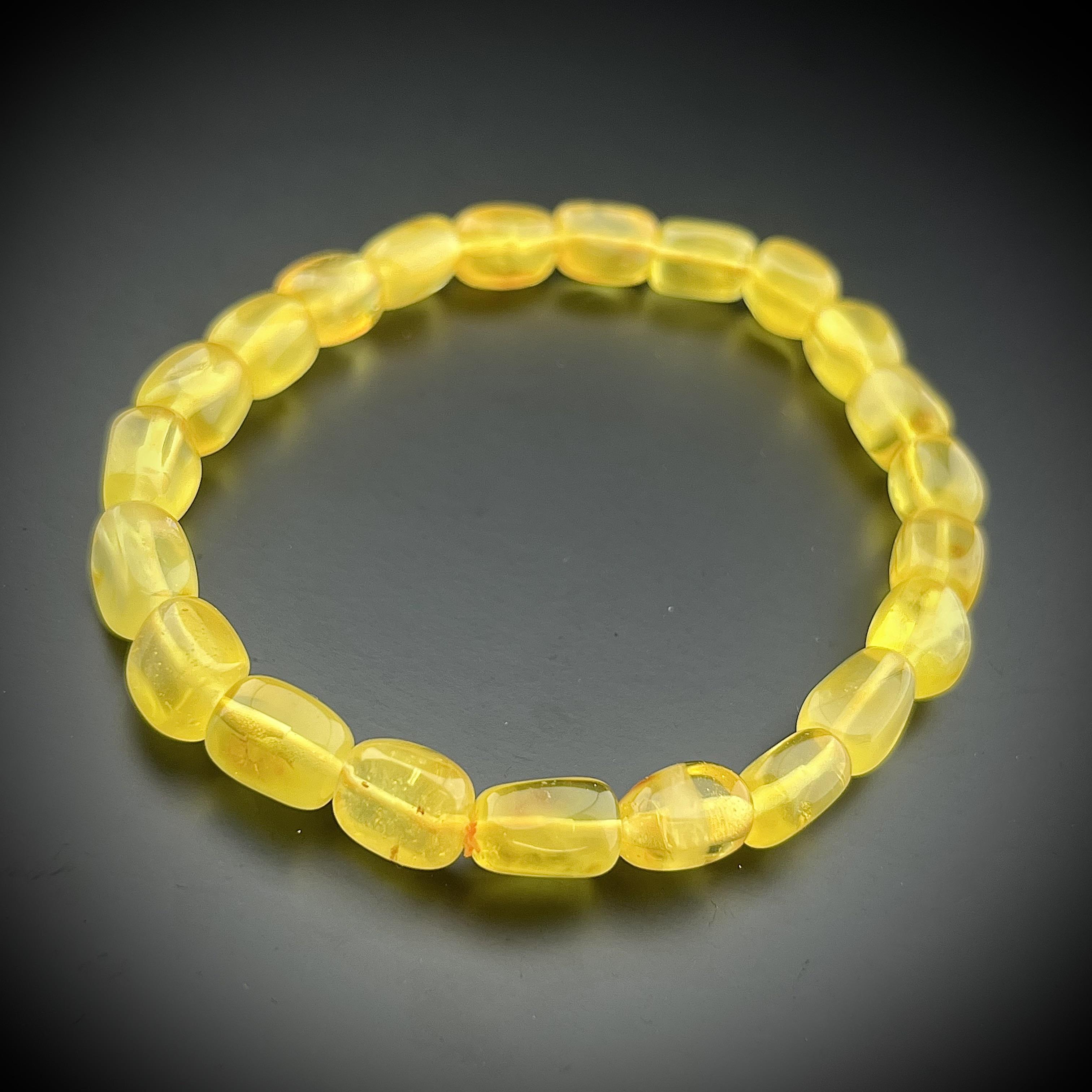 Damla Kehribar Bileklik 