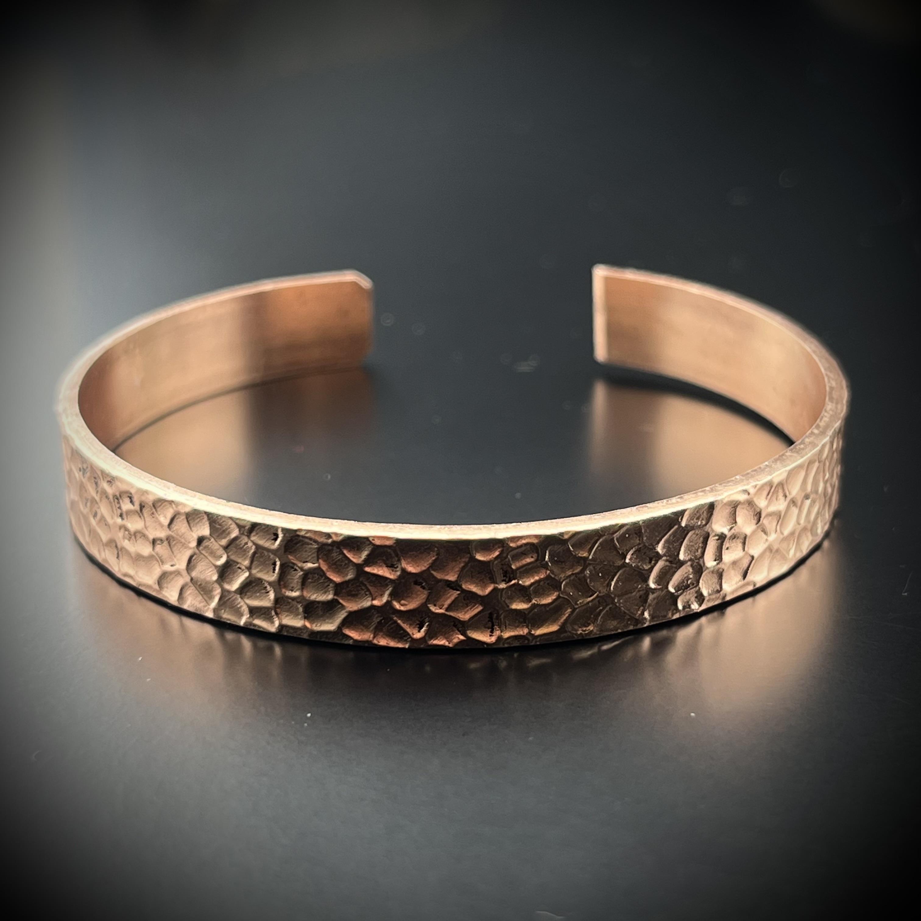 Desenli Bakır Bileklik