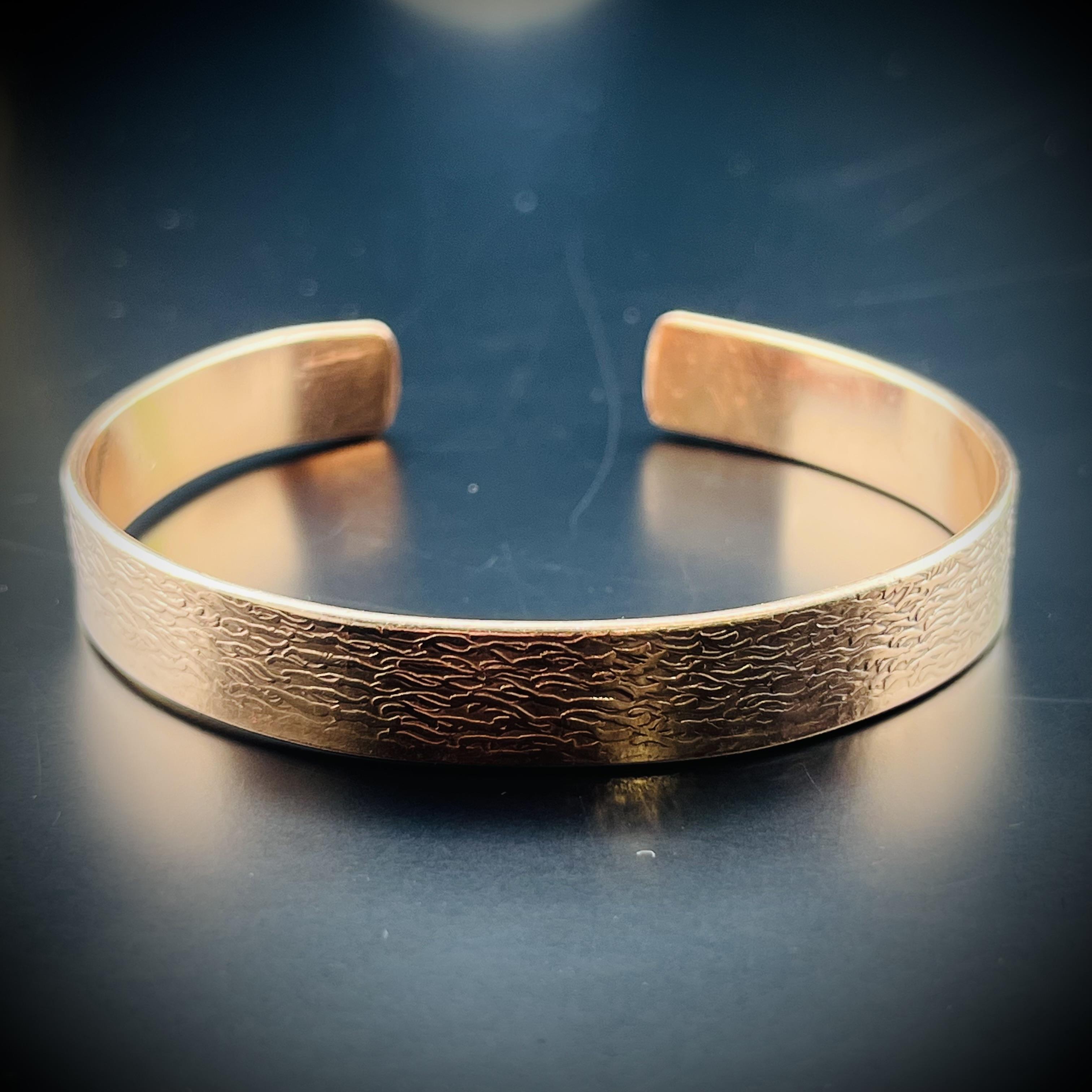 Desenli Bakır Bileklik