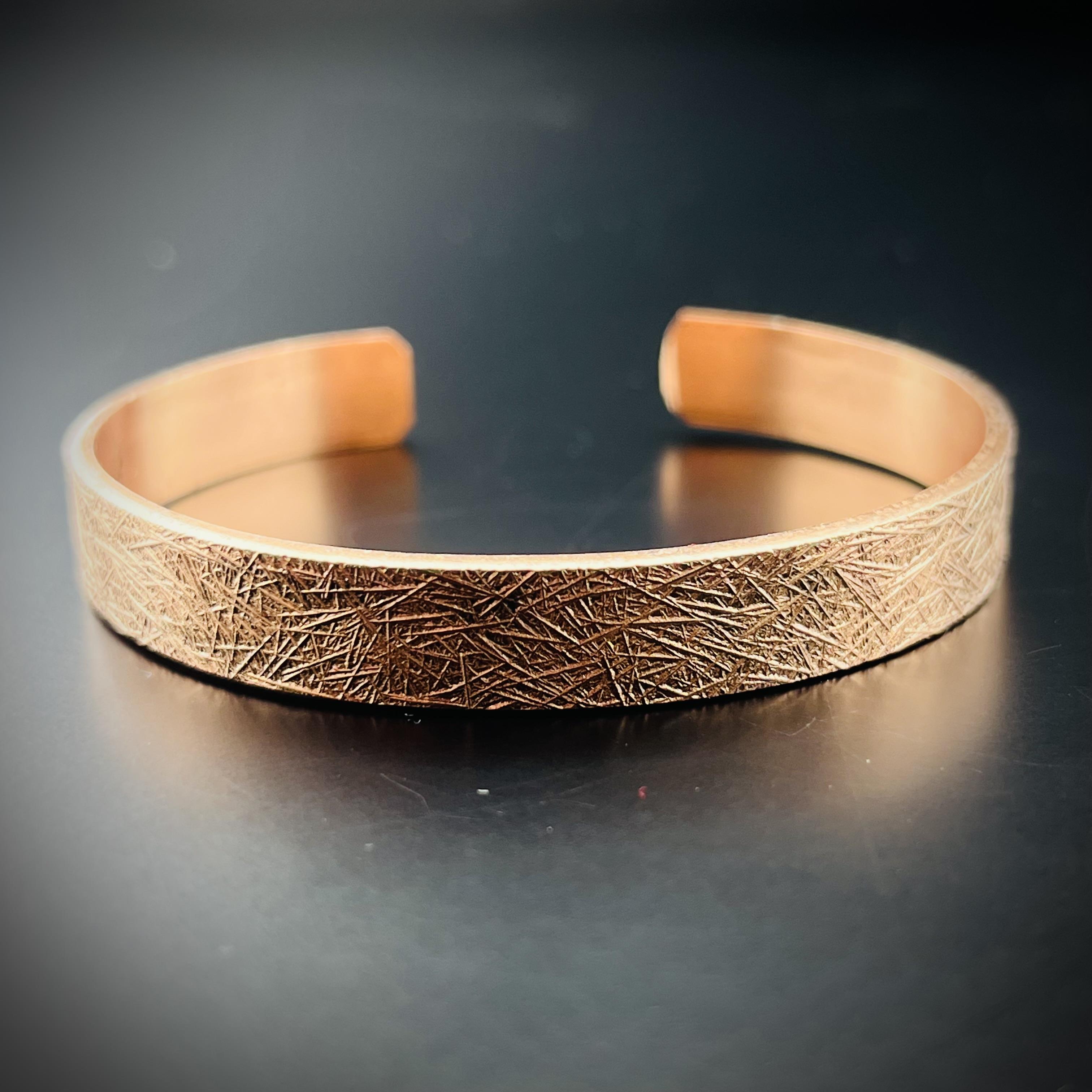 Desenli Bakır Bileklik