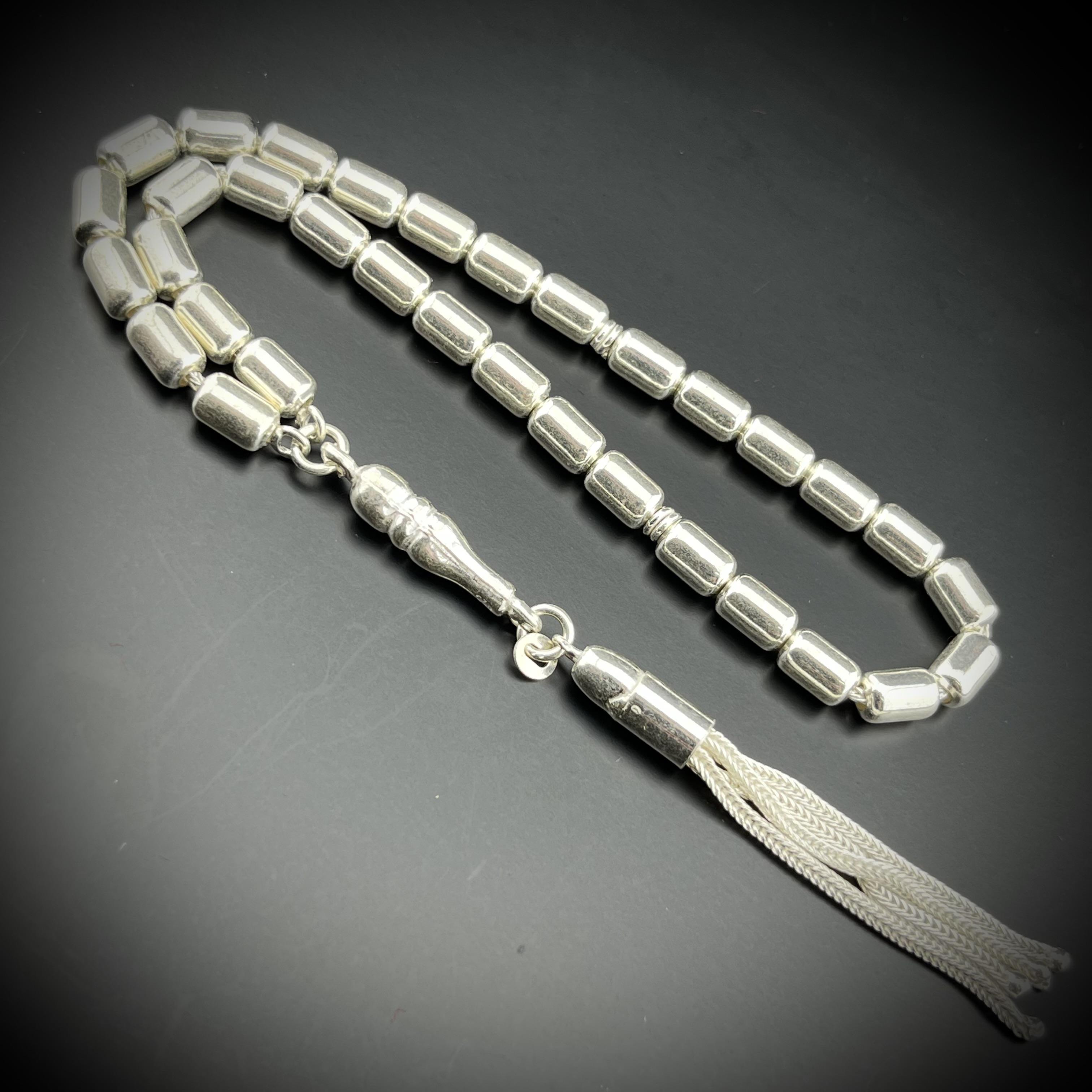 Kapsül Kesim Gümüş Tesbih