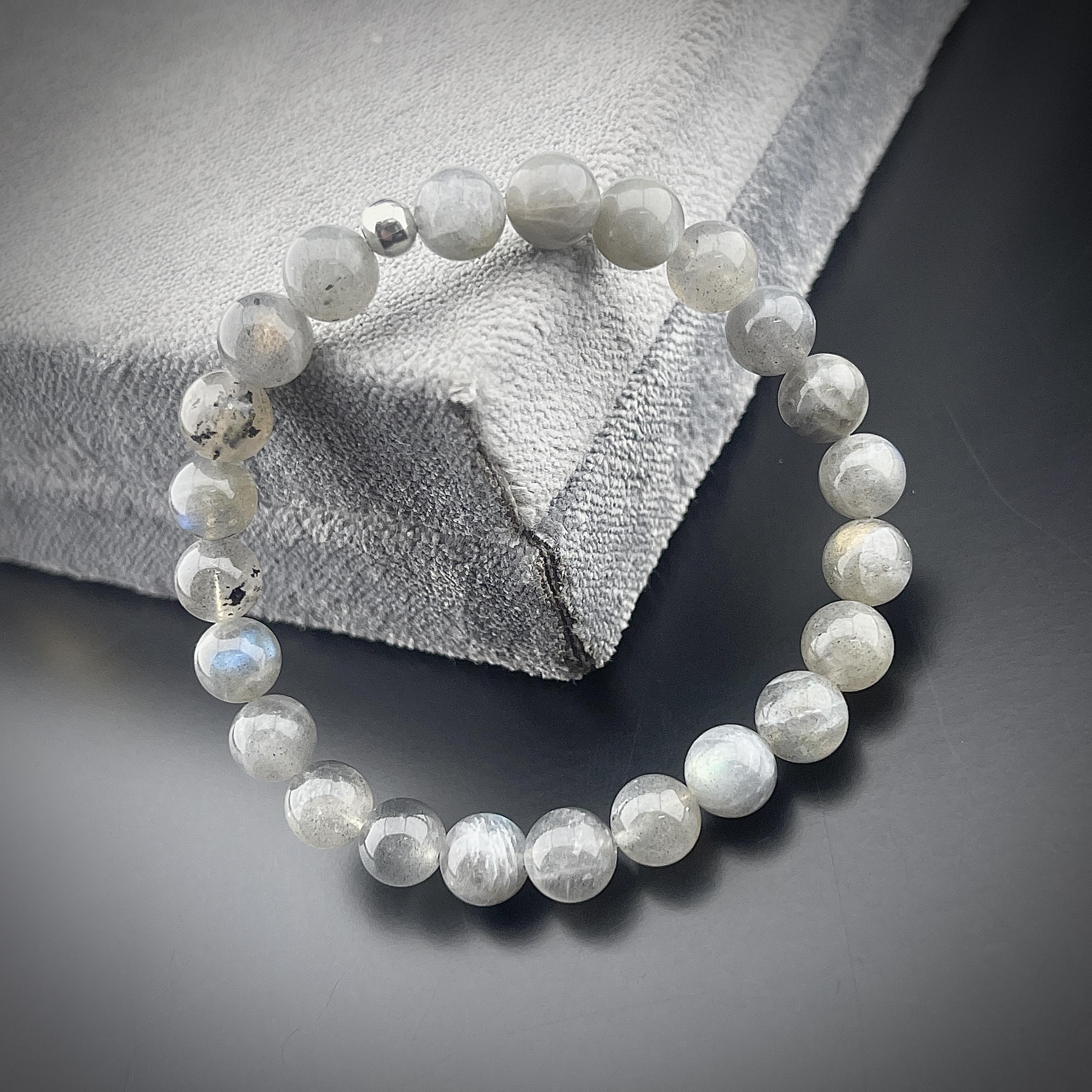 Labradorit Taşı Bileklik