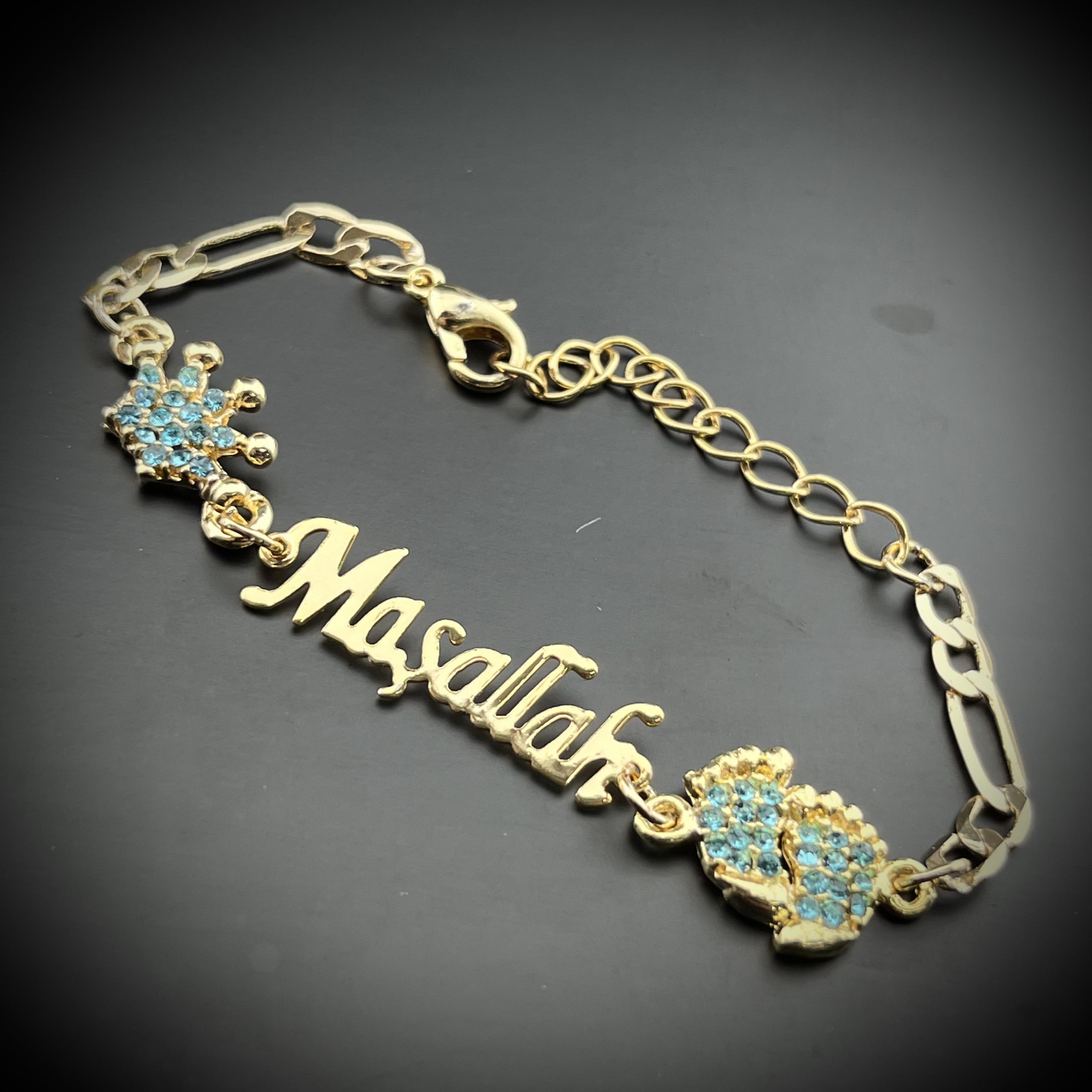 Maşallah Yazılı Bebek Bileklik