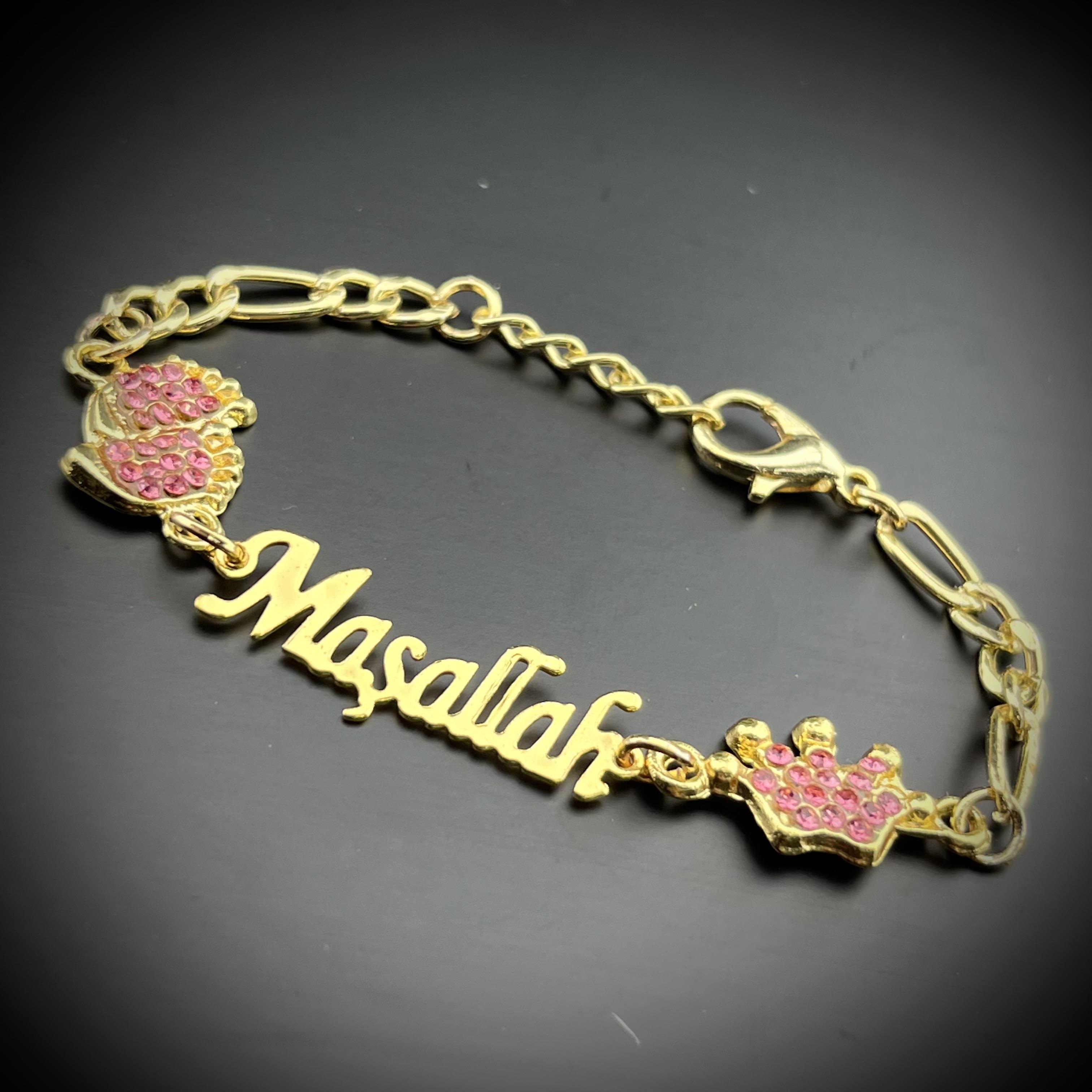 Maşallah Yazılı Bebek Bileklik