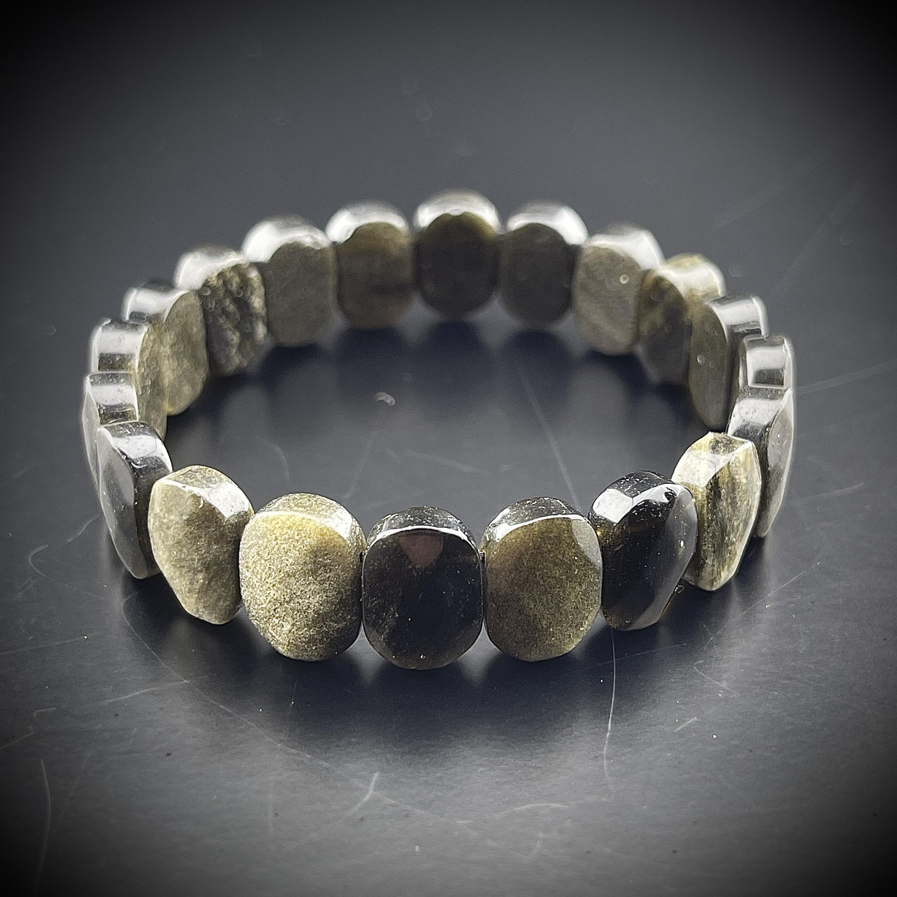 Obsidyen Rolex Model Bileklik