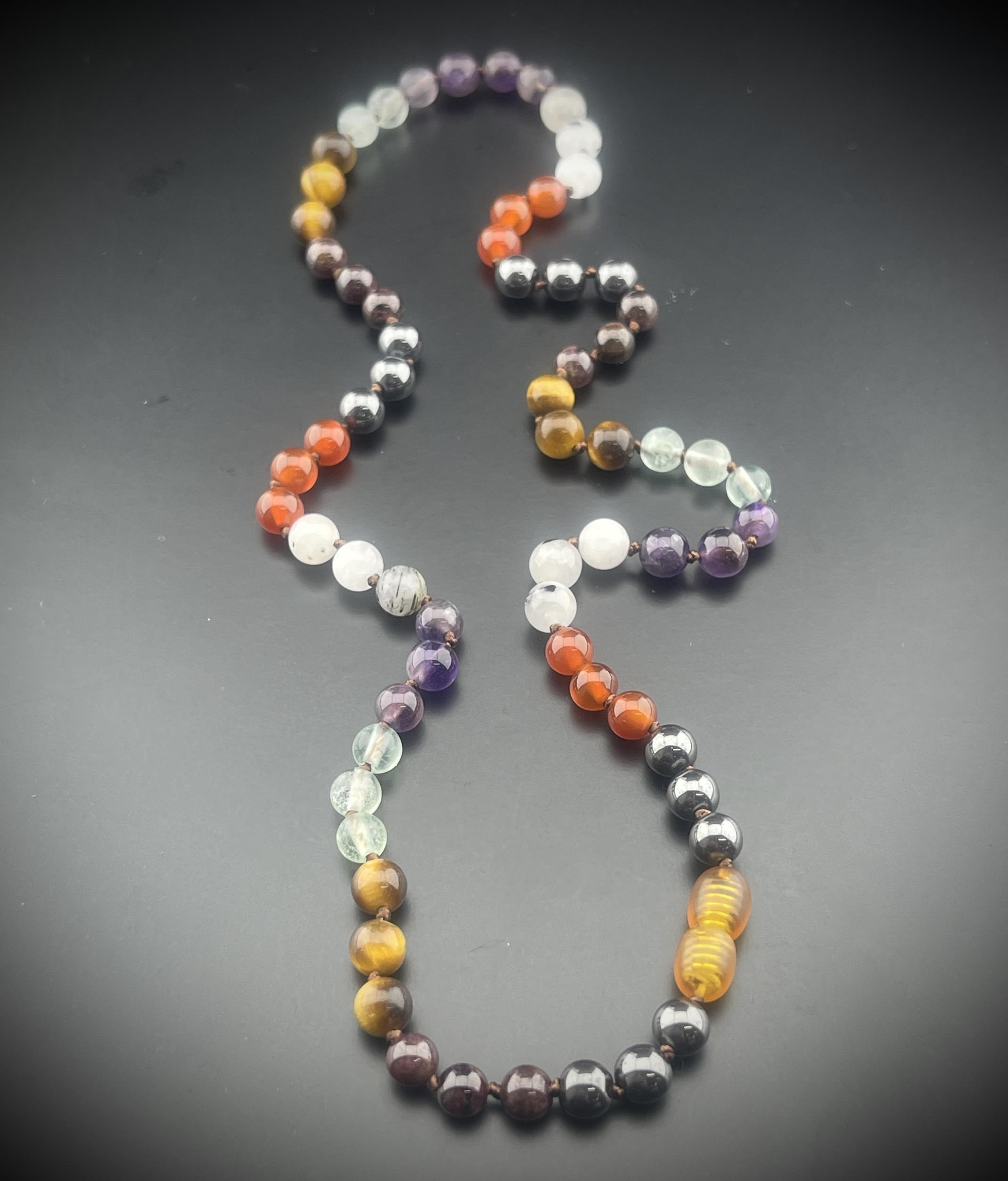 Oğlak Burcu Doğal Taş Kolye