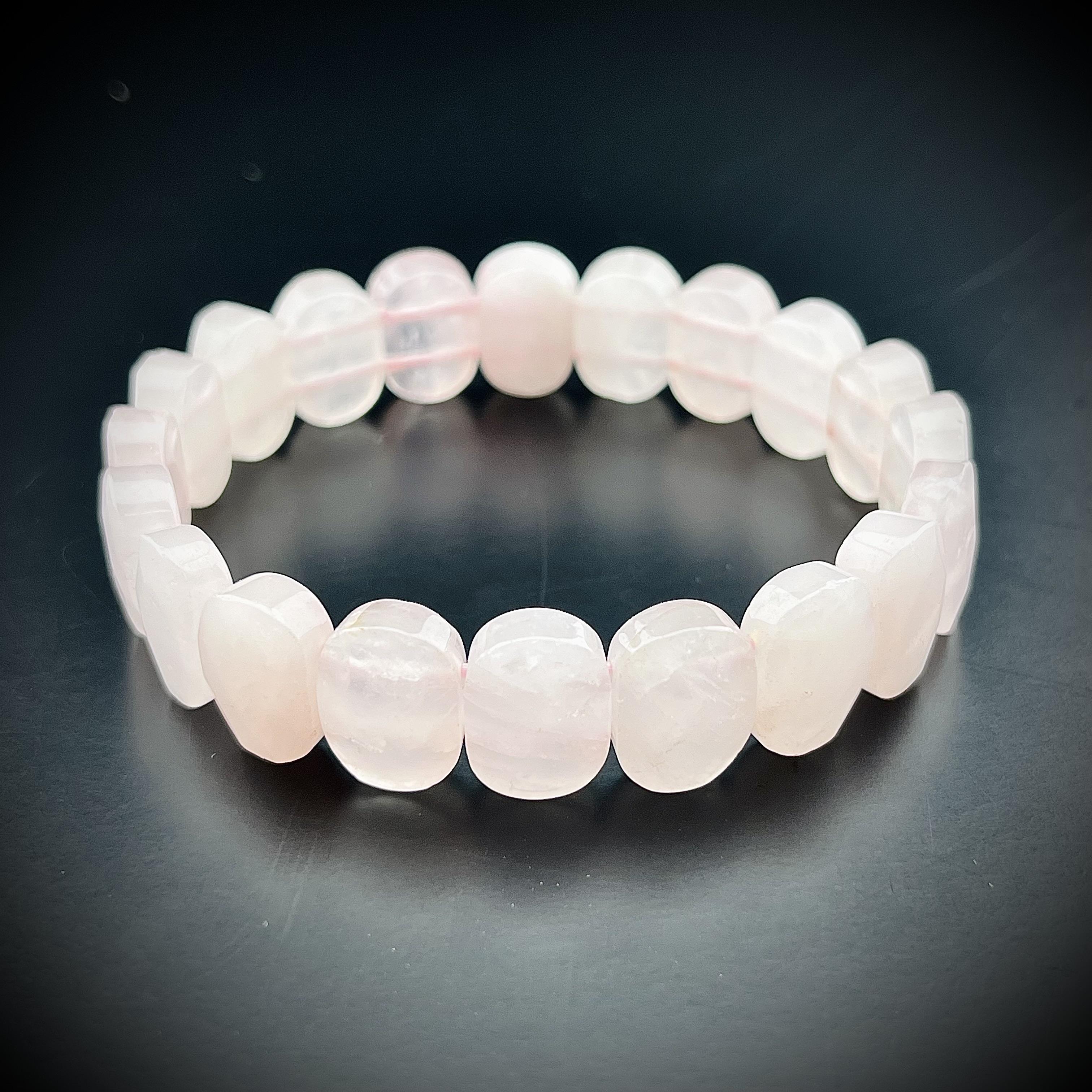 Pembe Kuvars Rolex Model Bileklik